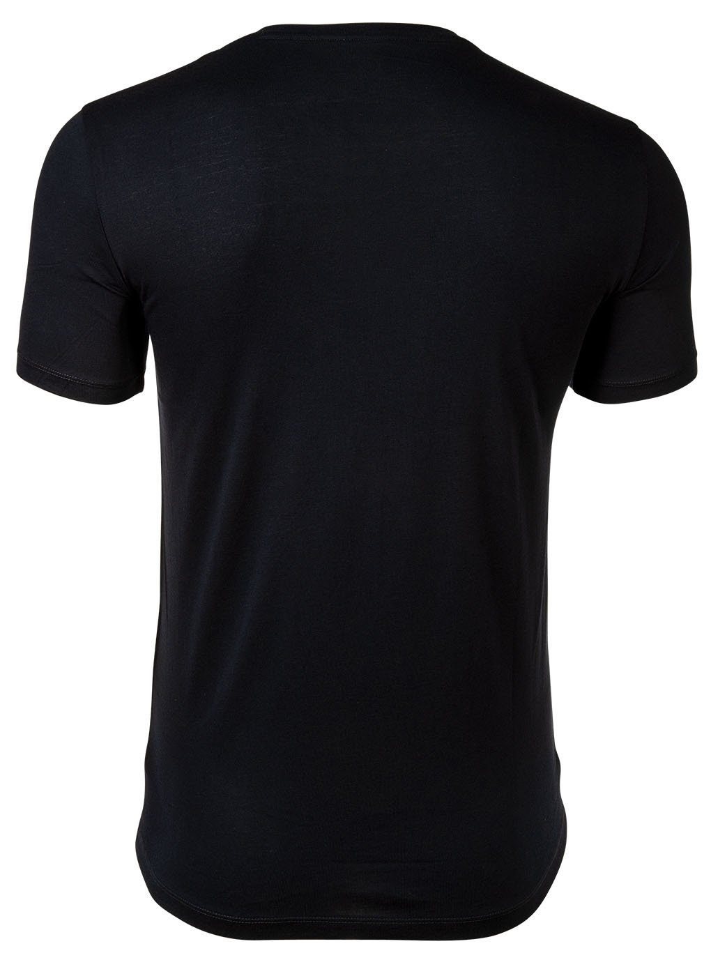 ARMANI EXCHANGE Herren T-Shirt Rundhals, T-Shirt Schriftzug, Marine - Cotton