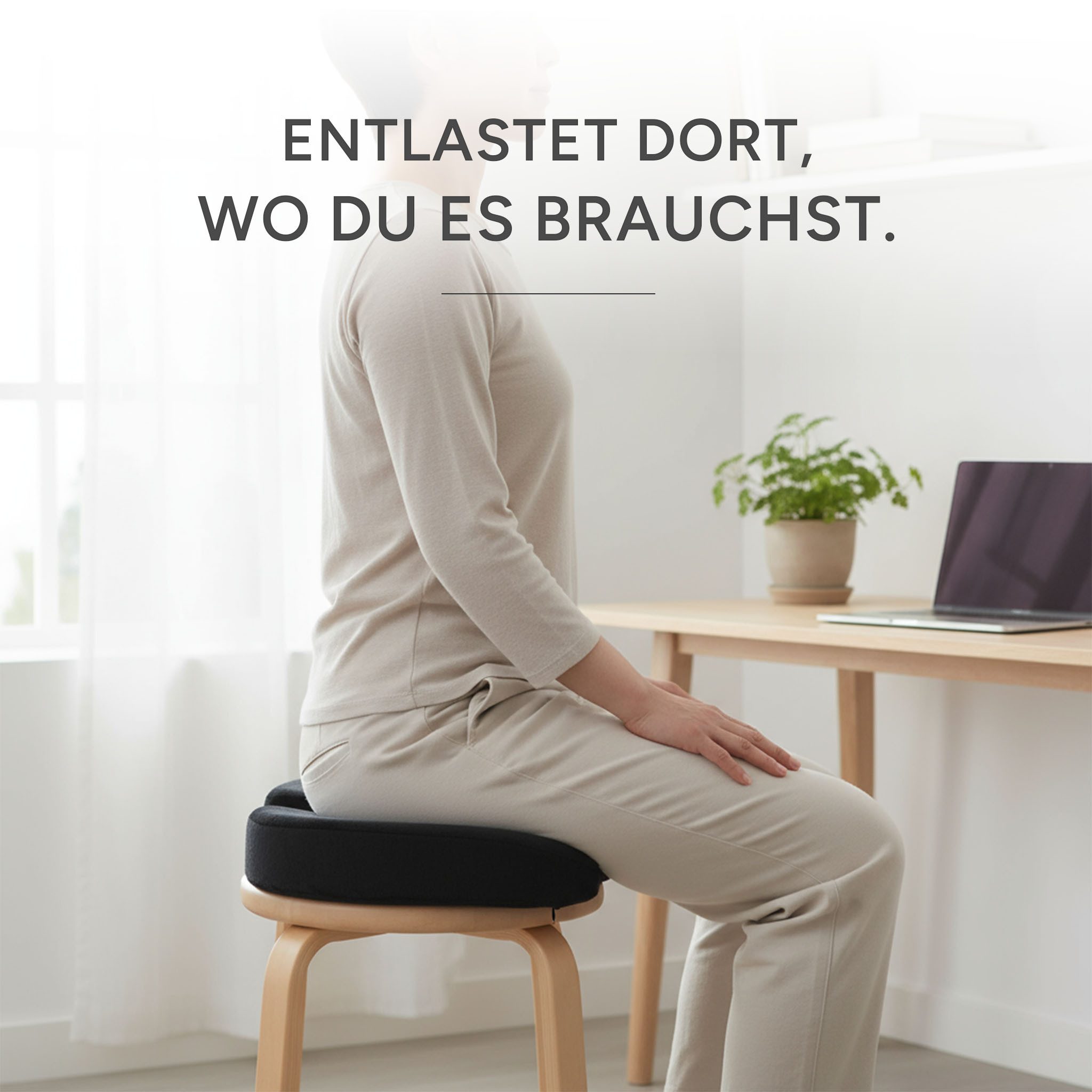 shapevital.de Sitzkissen Orthopädisches Sitzkissen - Ergonomische Sitzauflage – Bild 3 von 5