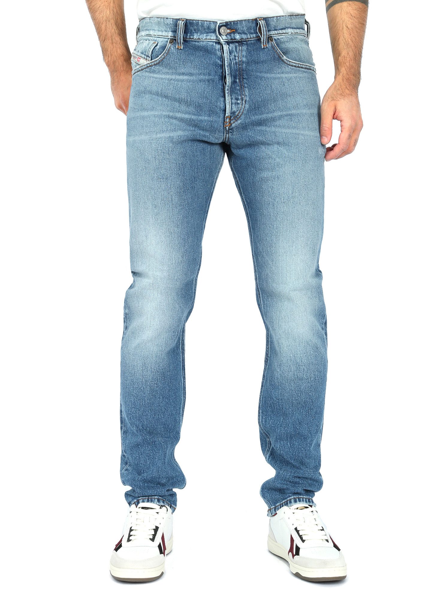 Diesel Straight-Jeans Hanf-Bio-Denim mit Stretch - günstig online kaufen