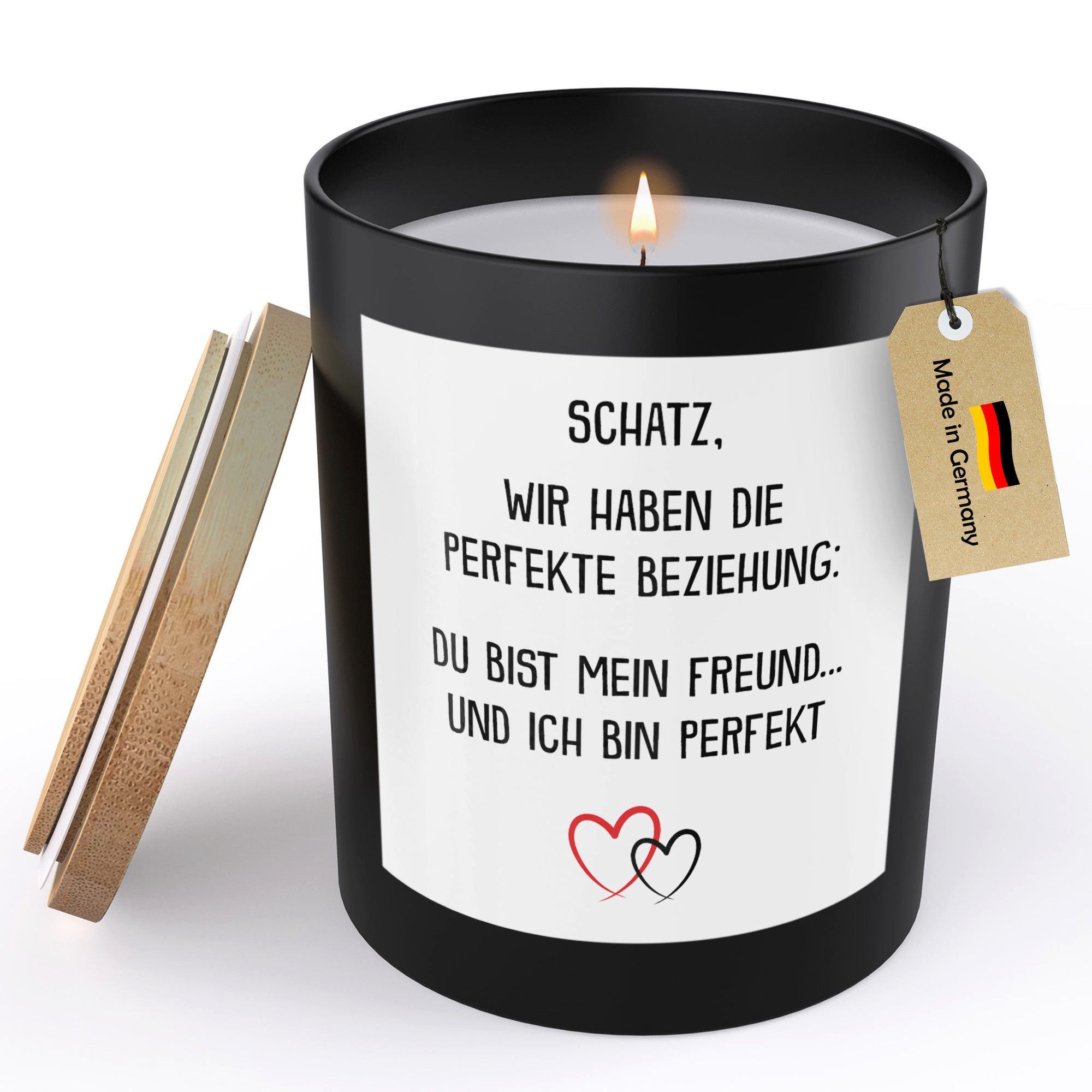 Duftkerze Deko Jahrestag Geschenk Freund Mann Valentinstag Bday Weihnachten