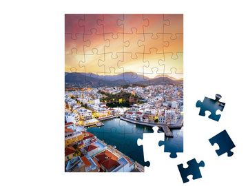 puzzleYOU Puzzle Voulismeni, Agios Nikolaos, Kreta, Griechenland, 48 Puzzleteile, puzzleYOU-Kollektionen Kreta