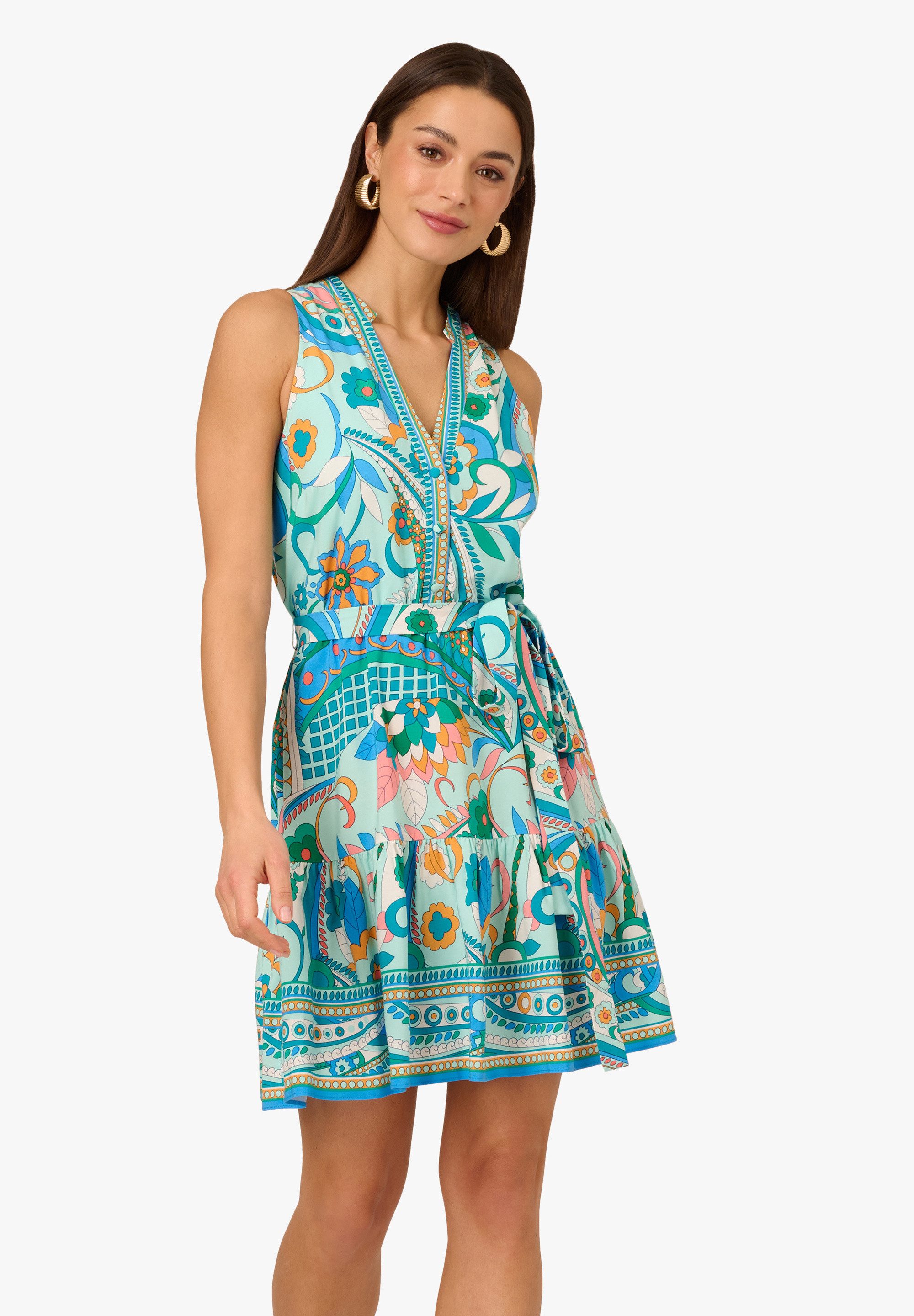 Adrianna Papell Sommerkleid Printed Halter Dress günstig online kaufen