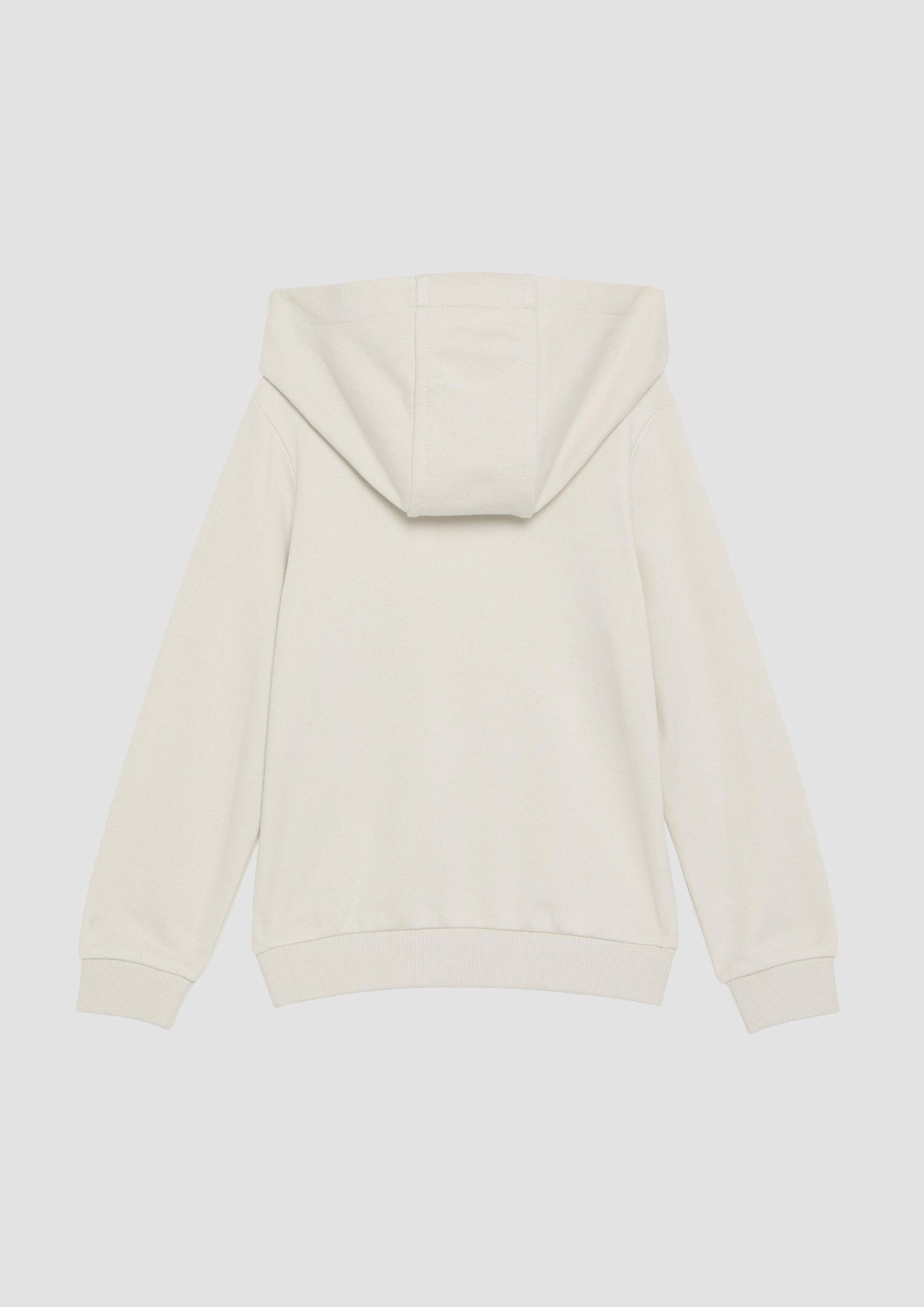 s.Oliver Sweatshirt Sweatshirt Oversized Hoodie mit Frontprint