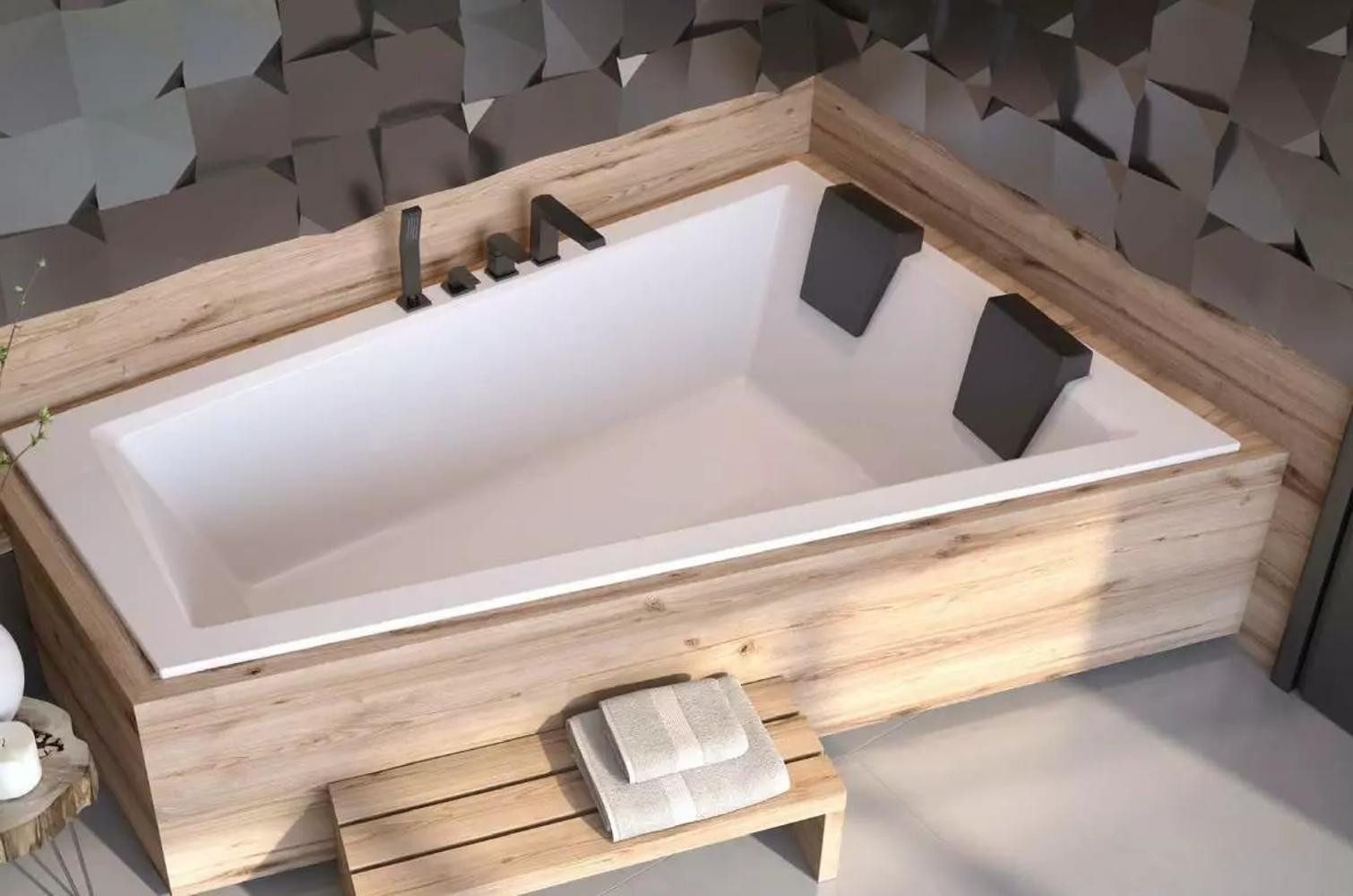 Badewanne Eckwanne Badezimmer Einbau Badewanne