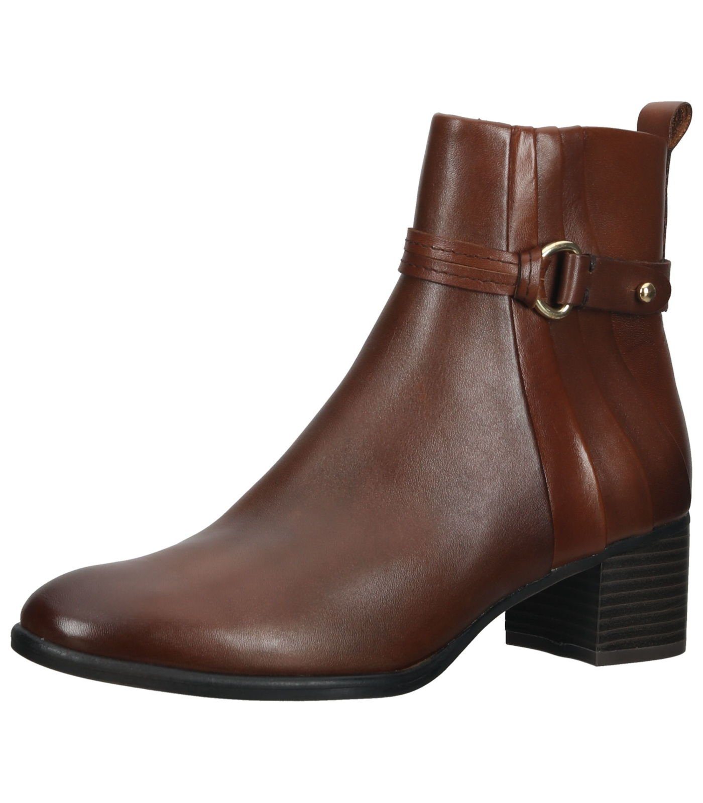 MARCO TOZZI Stiefelette Stiefelette Leder Chestnut