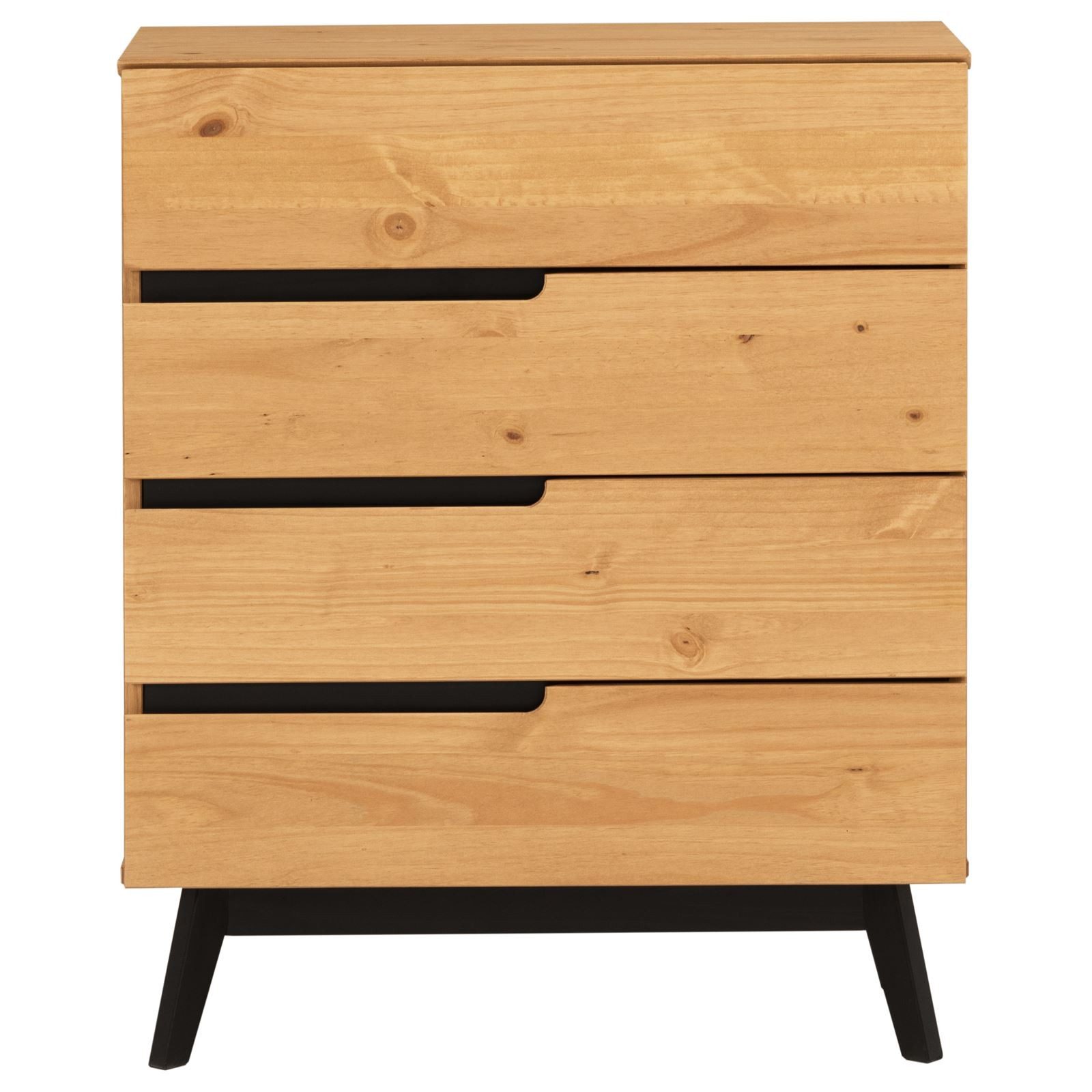 IDIMEX Kommode TIBOR, Kommode Anrichte Schubladenkommode Sideboard mit 4 Schubladen nordisch