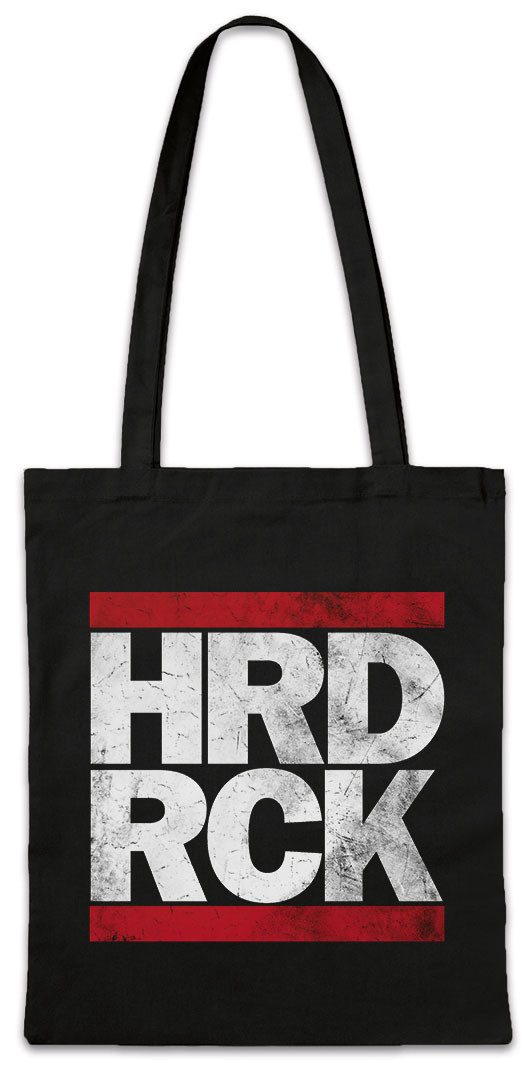 Beuteltasche HRD RCK Stofftasche Hard Rock Metal Heavy And & Roll Festival Rap Hip