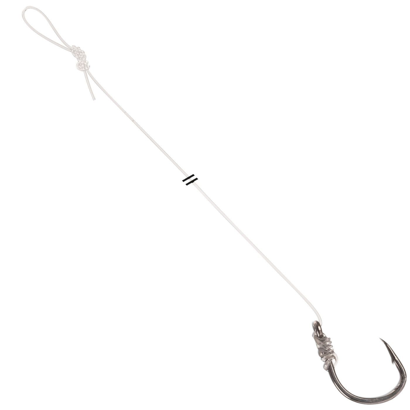 Wallerhaken Uni Cat S-Hook Mono Rig 100cm - Welsmontage