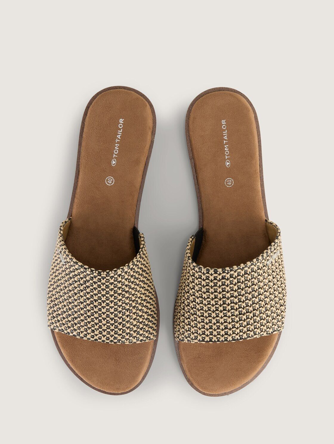 TOM TAILOR Shoes Licence Sandale (1-tlg) Flache Sandalen mit Flechtmuster