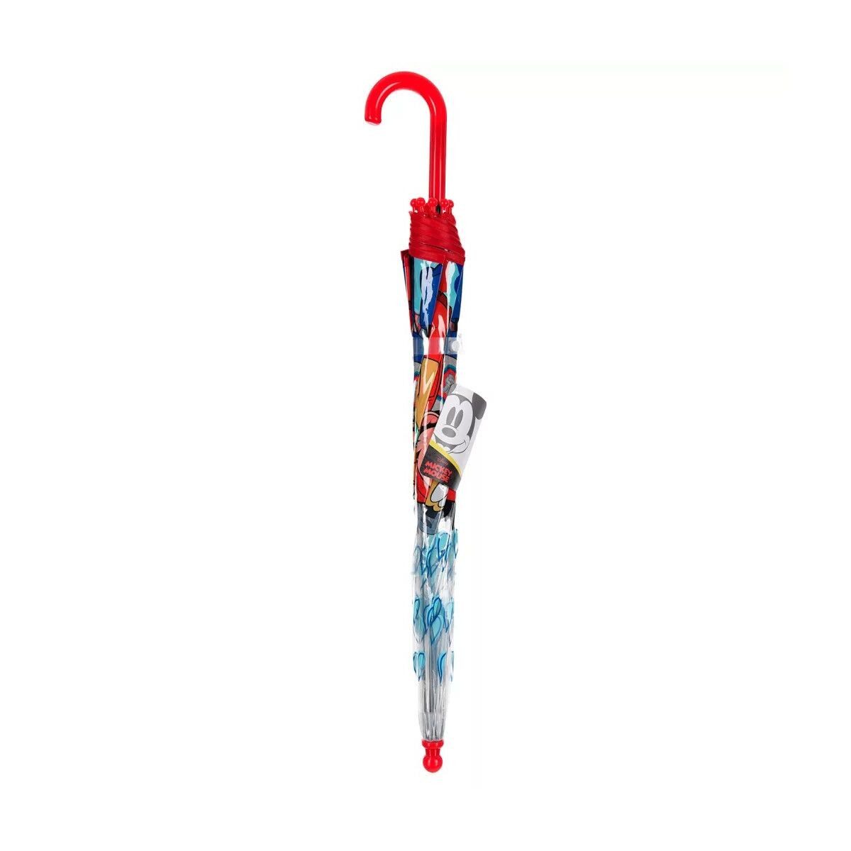Disney Stockregenschirm Disney Mickey Fun Day Kinder transparenter Regenschirm Ø72