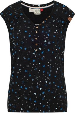 Ragwear Blusenshirt SALTTY A im trendigem All-Over Print Design