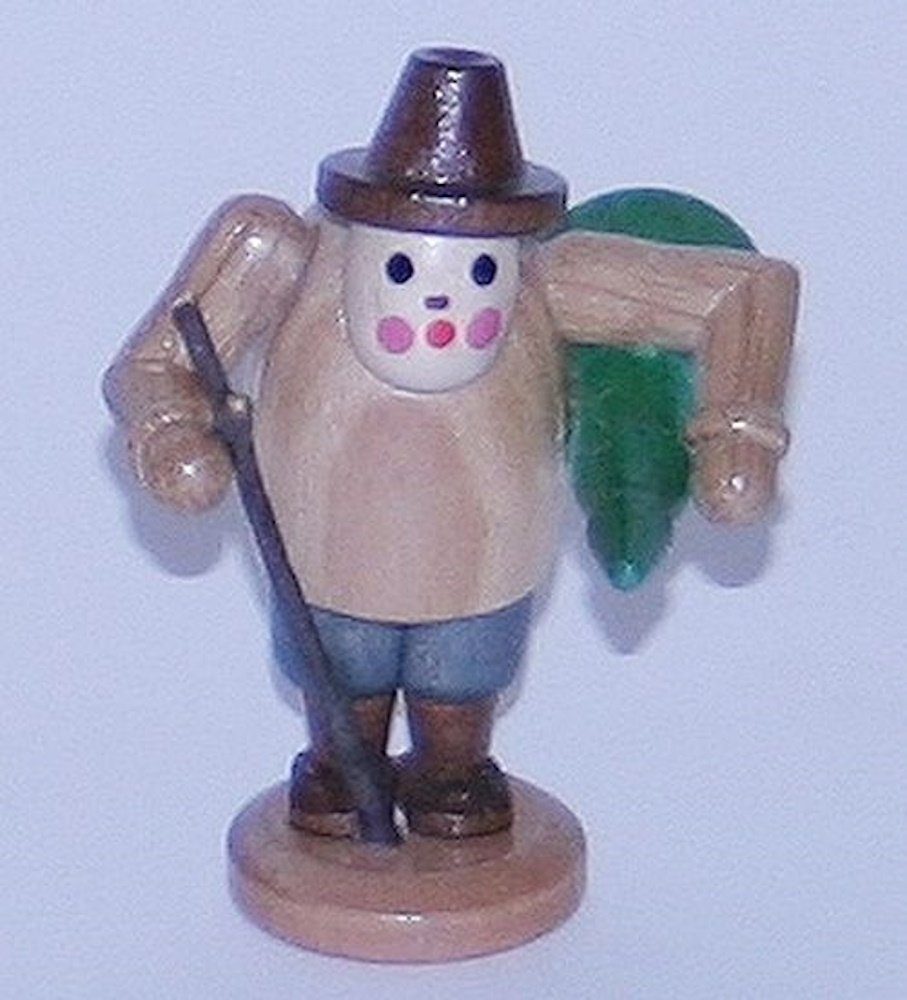 Weihnachtsfigur Miniatur Baumdieb NEU, bunt 6cm Höhe= stehend Miniatur
