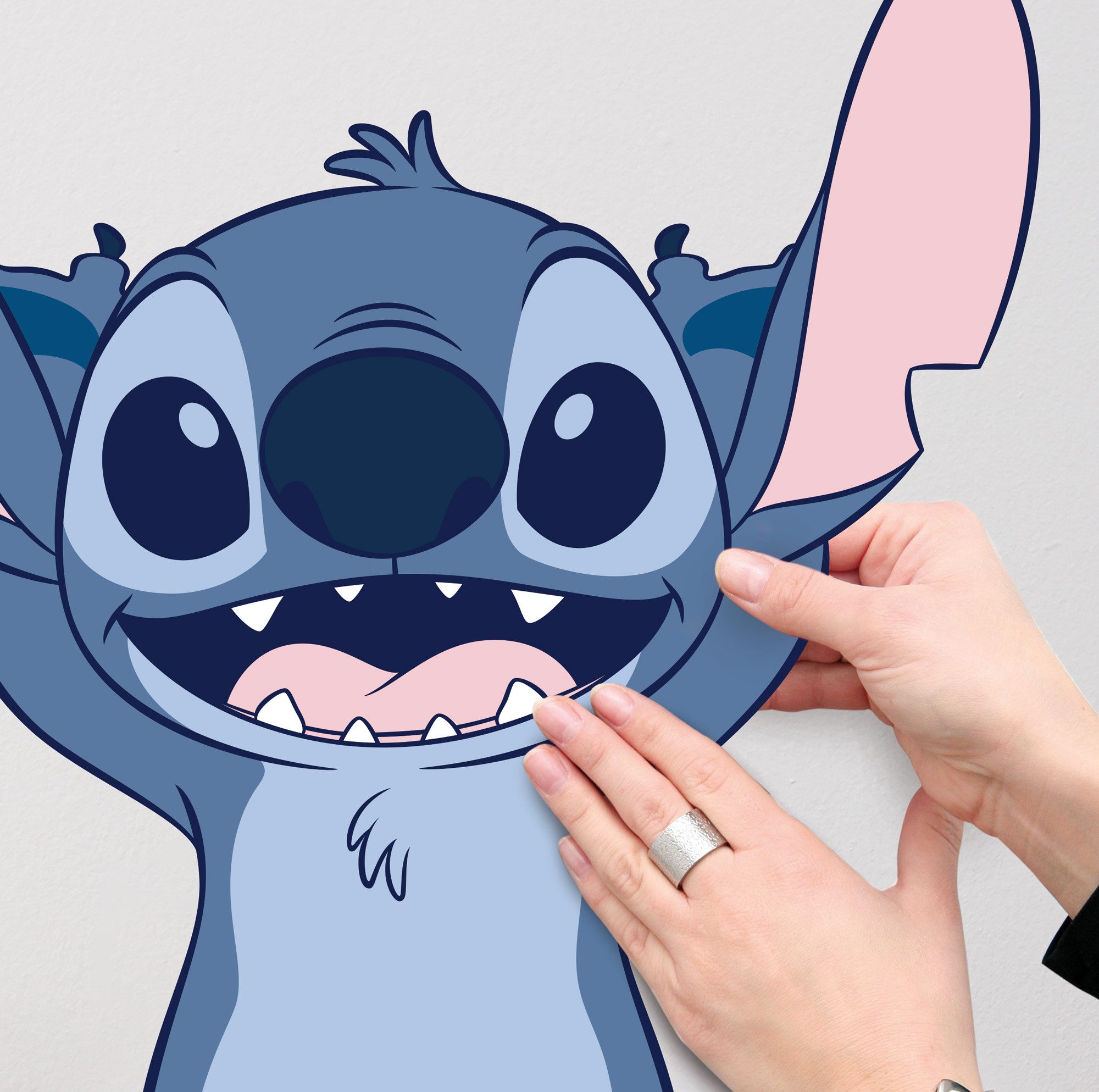 Komar Wandtattoo Disney Lilo and Stitch Lifesize (1 St), Künstler: Disney, 50 x 70 cm (Breite x Höhe) - Kinderzimmer, Wandsticker