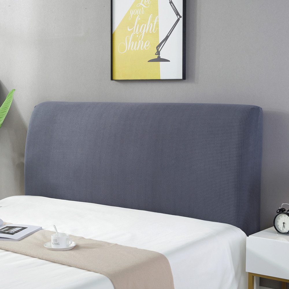 TUWENA Betthusse Bett Kopfteil Bezug, Stretchbarer Staubdichte Kopfteil Schutzhülle