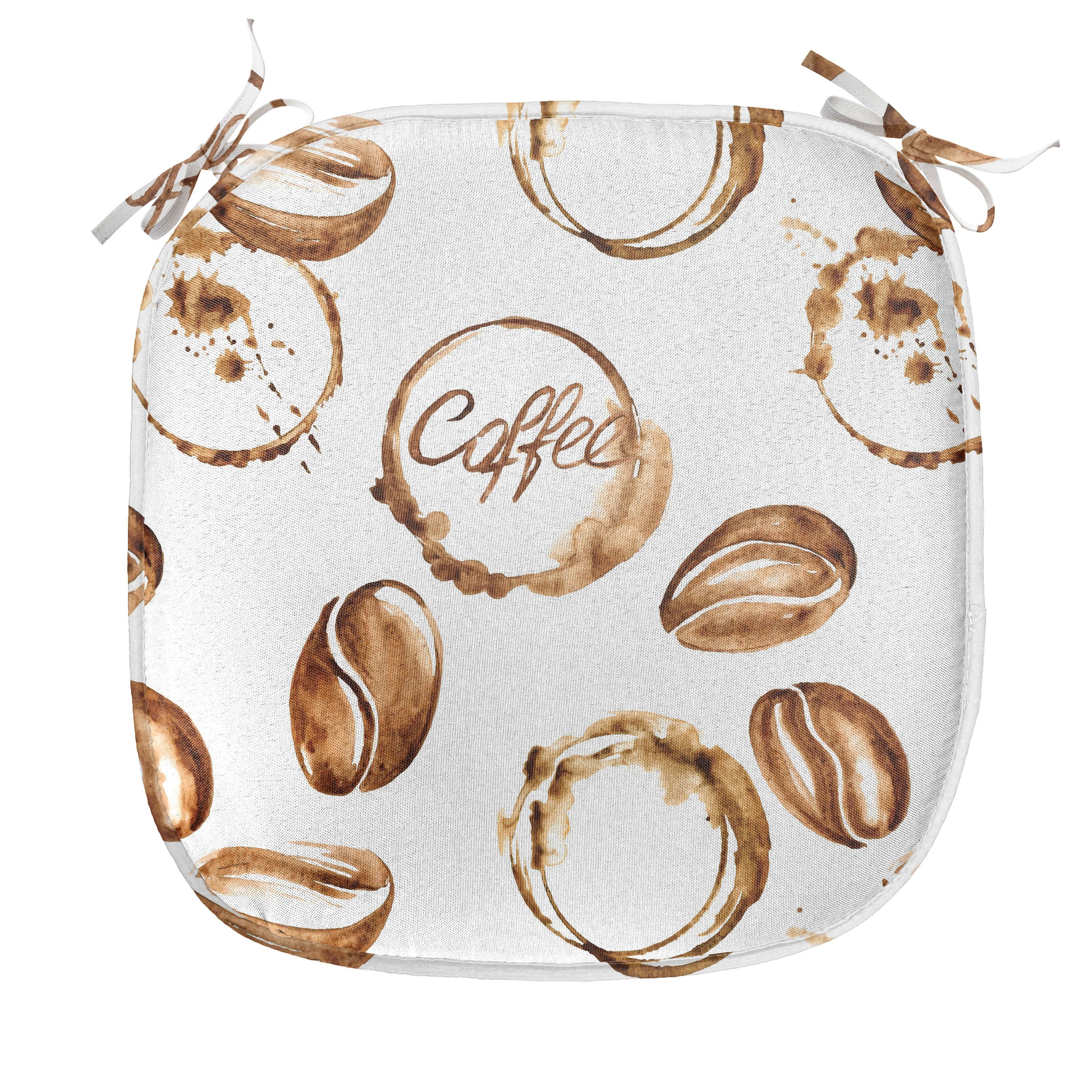 Abakuhaus Stuhlkissen Dekoratives wasserfestes Kissen mit Riemen für Küchen günstig online kaufen