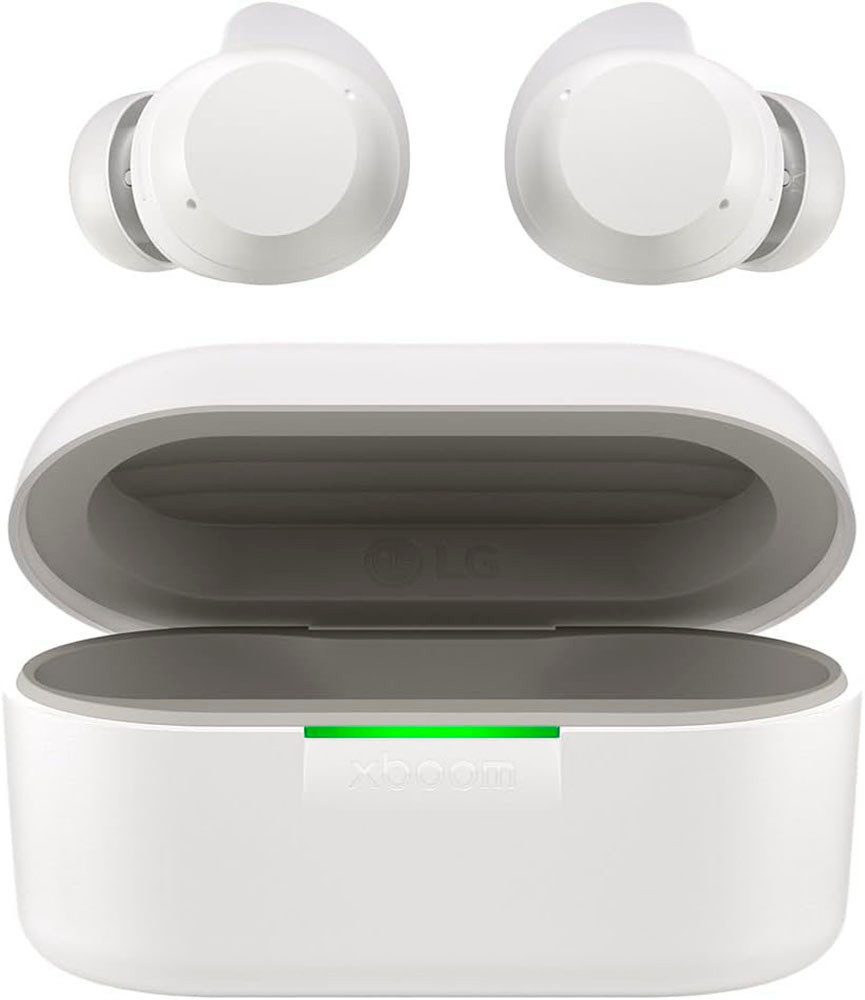LG xboom Buds Plus wireless Наушники-вкладыши (Active Noise Cancelling (ANC), Freisprechfunktion, Sprachsteuerung, UV-Reinigung, integrierte Steuerung für Anrufe und Musik, kompatibel mit Siri, Google Assistant, Siri, Bluetooth)