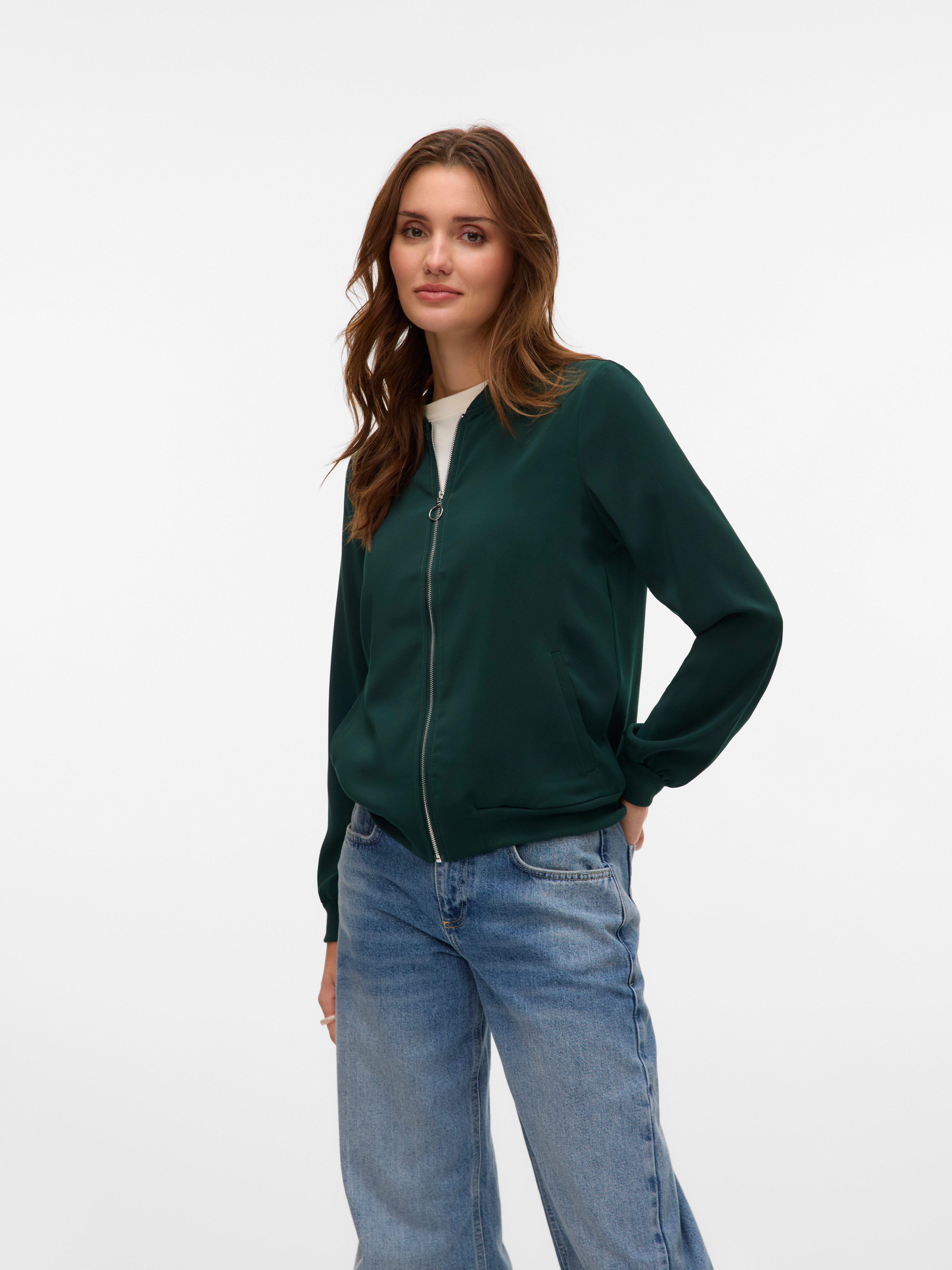 Vero Moda Bomberjacke VMCOCO L/S BOMBER NOOS Materialmix