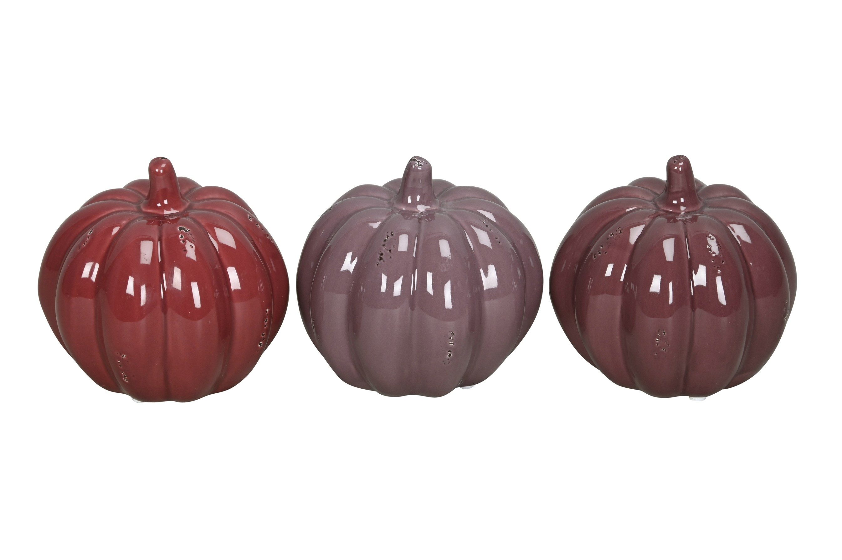 finehomegarden Dekofigur Kürbis 3farbig sort. Keramik günstig online kaufen