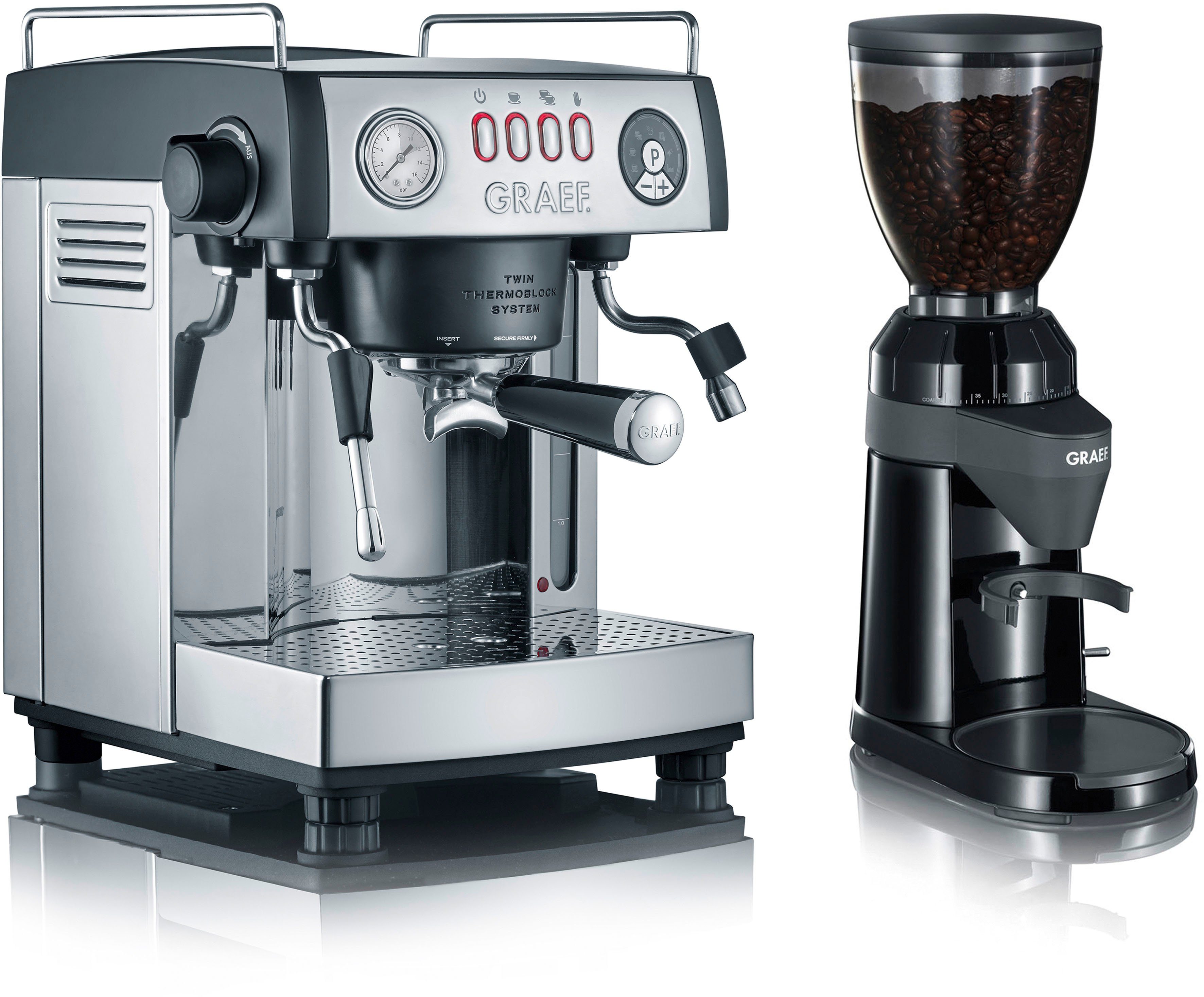 von Espressomaschine Graef €179,99 802 Wert im Kaffeemühle Set\