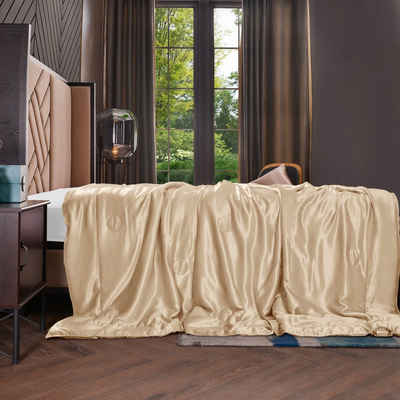 Sommerbettdecke, 135x180 cm, THXSILK, Füllung: 100% Seide, Bezug: 100% Seide, kühlend, leicht, hautfreundlich