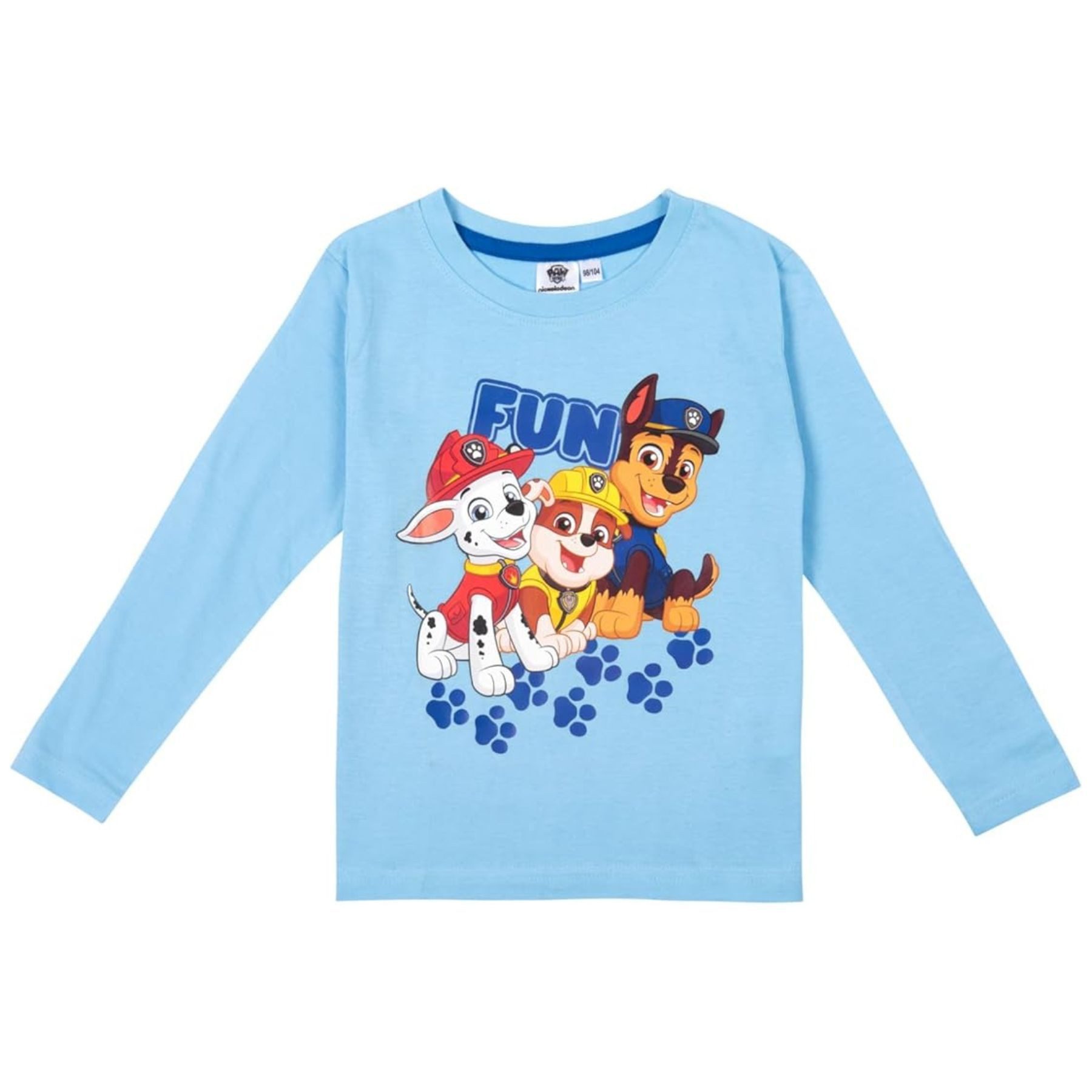 PAW PATROL Pyjama Pyjamas – Bequemer Schlafanzug aus 100% Baumwolle für Kinder