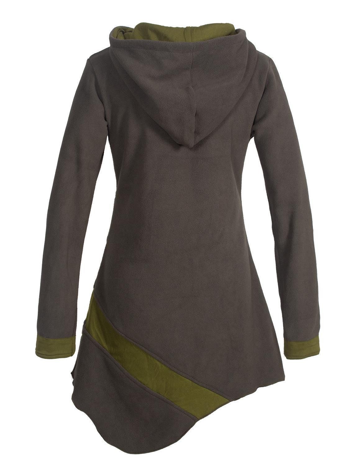 Vishes Minikleid Asymmetrisches Patchwork Kleid - günstig online kaufen