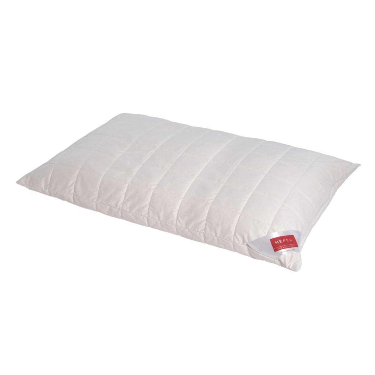 Hefel Naturhaarkissen, Füllung: 100% Wolle (Schurwollnoppen und Zirbenflocken), Bezug: Baumwolle, Seitenschläfer, Rückenschläfer, Bauchschläfer, Füllung variabel