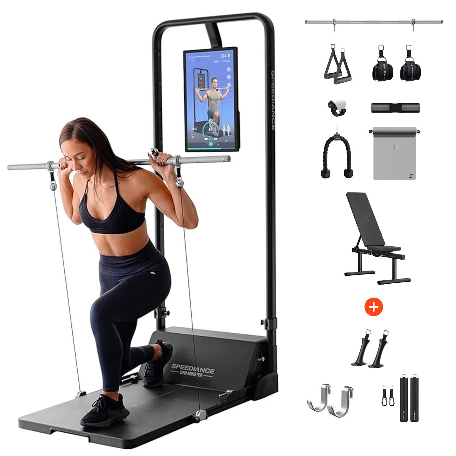 SPEEDIANCE Kraftstation Gym Monster Ganzkörper-Krafttraining Home Gym