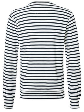 SUPER.NATURAL Sweatshirt für Herren, nachhaltig, Merino SOLUTION STRIPE BIO