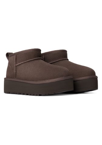 UGG KIDS' CLASSIC ULTRA MINI PLATFORM Aulinukai  Ilgaauliai batai platforminiu padu batai žieminiai batai su Plateau