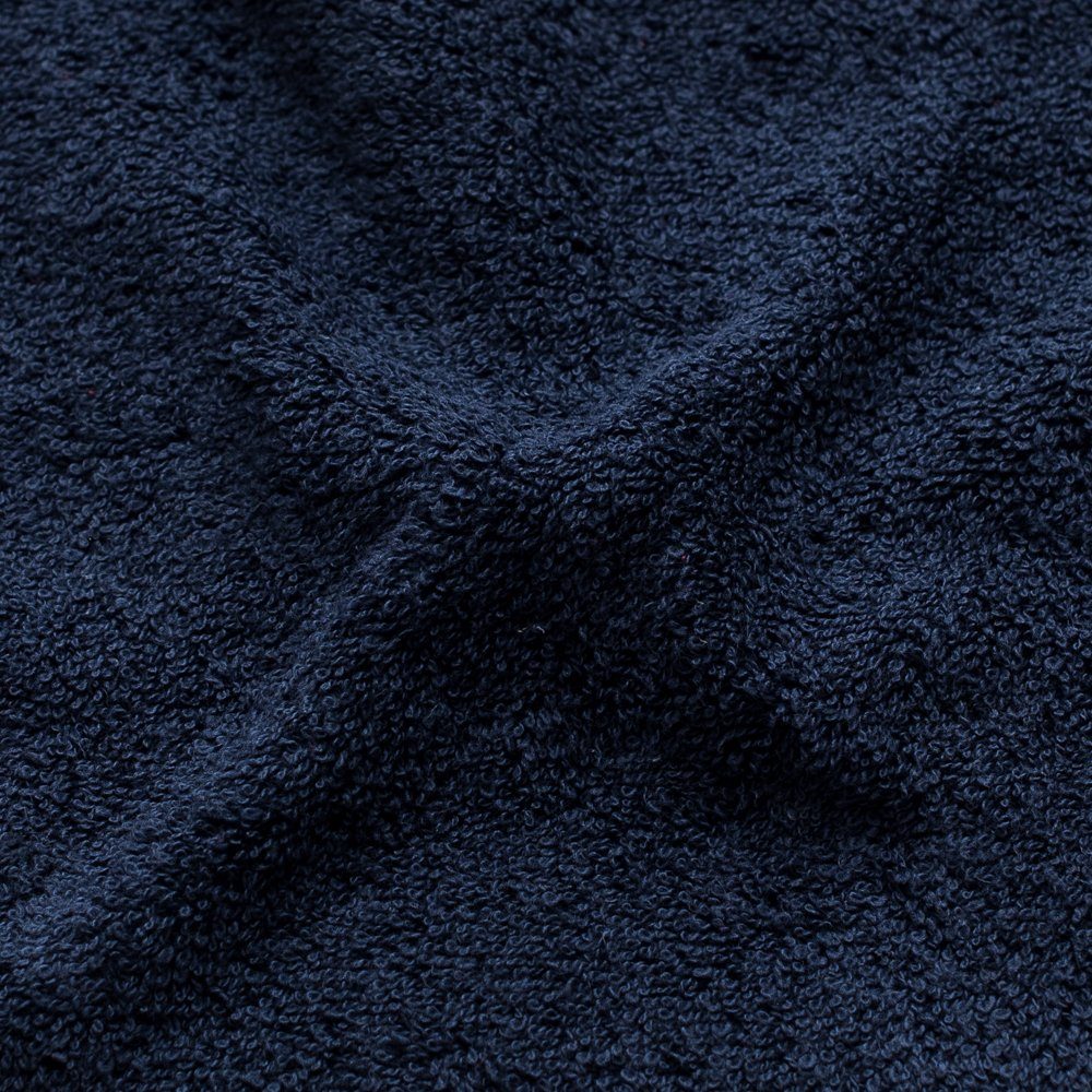 MatratzenL.A.B® Handtuch Set (Duschtücher 100% cm 5-tlg), - Baumwolle, 500 g/m², 70x140 Aufhänger, Frotee, Rimini mit 23 Farben, einzeln verpackt dunkelblau 28 Set