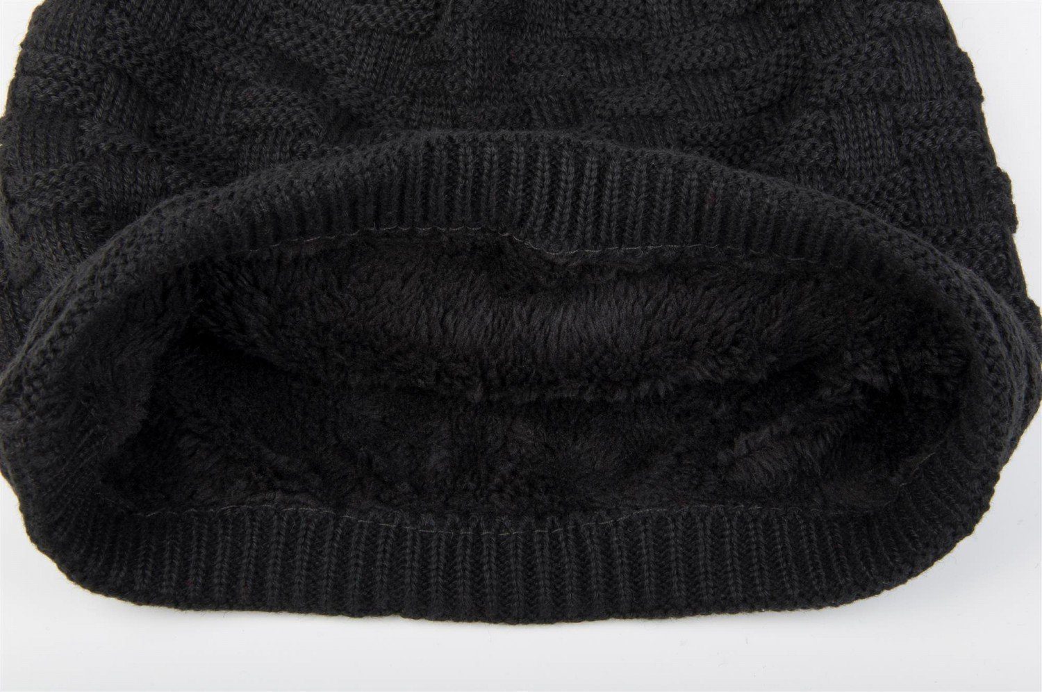 styleBREAKER Strickmütze Feinstrick Beanie mit Flecht günstig online kaufen