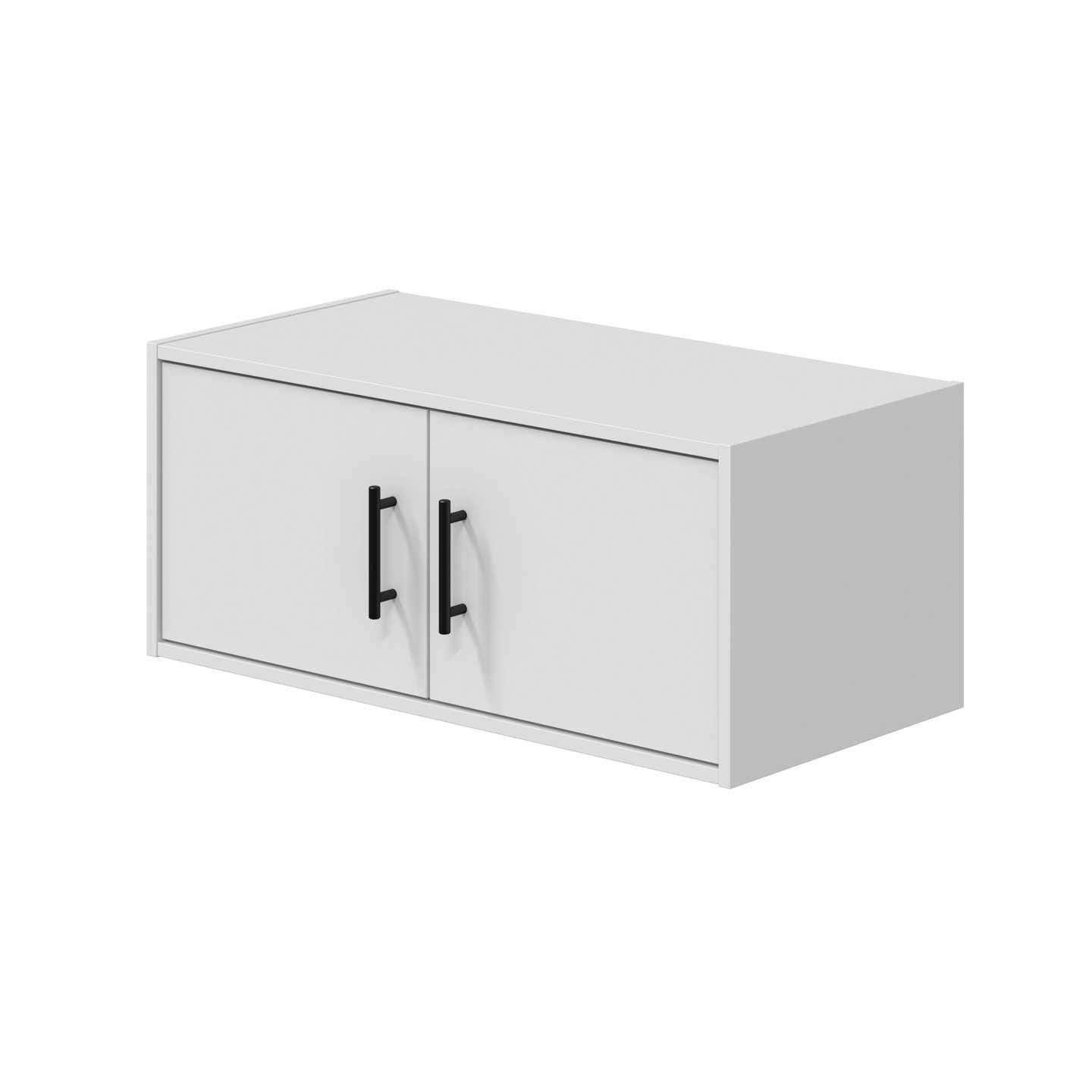 freiraum Hängeschrank LAUNDRY 2 Türen, Artik Weiß - 80x34x40 (BxHxT)