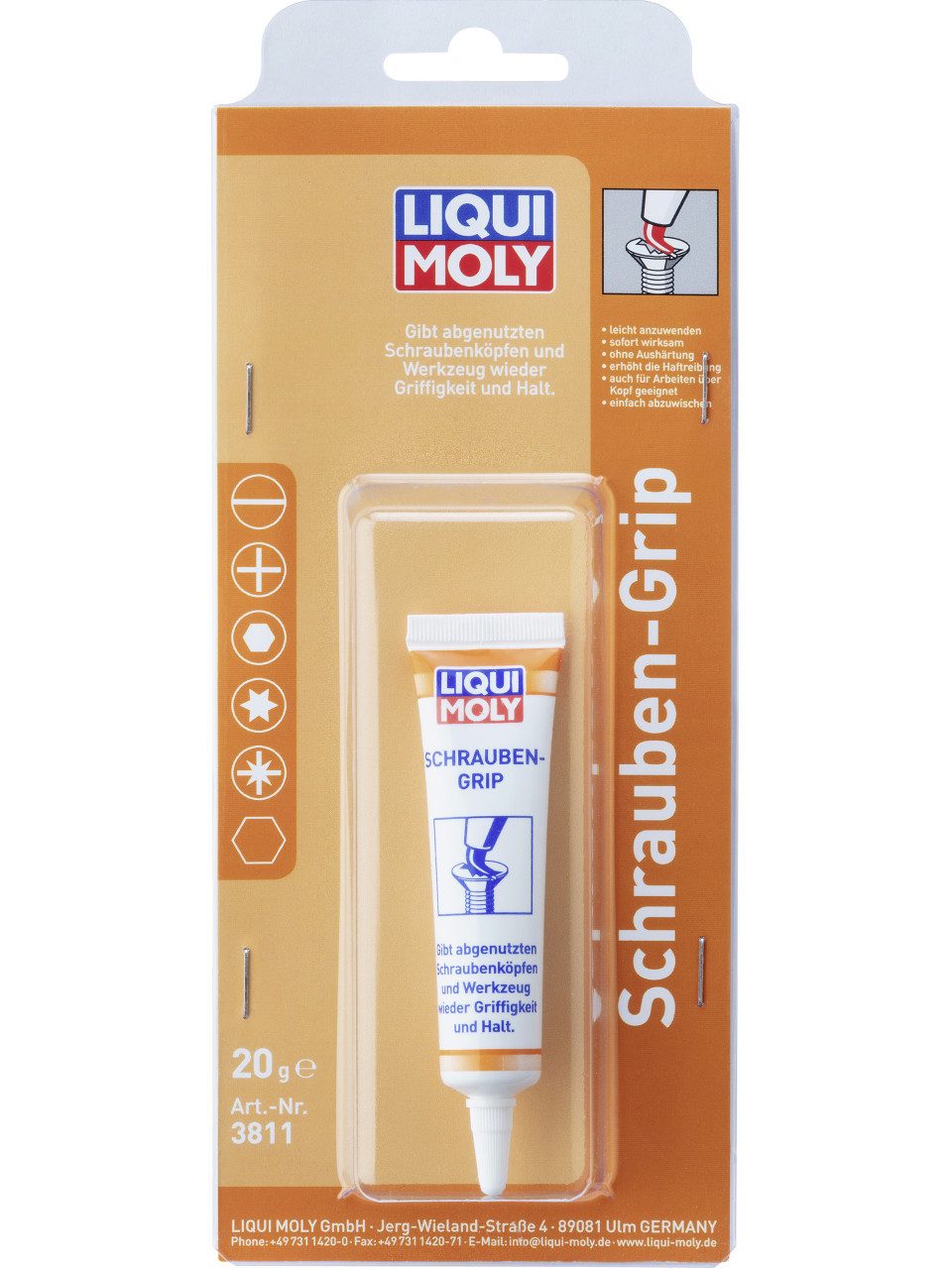 Liqui Moly Montagekleber Liqui Moly Schrauben-Grip 20 g