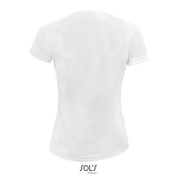 SOLS Trainingsshirt SOL'S Damen Sport T-Shirt Funktionsshirt Fitness Baumwolle Shirts