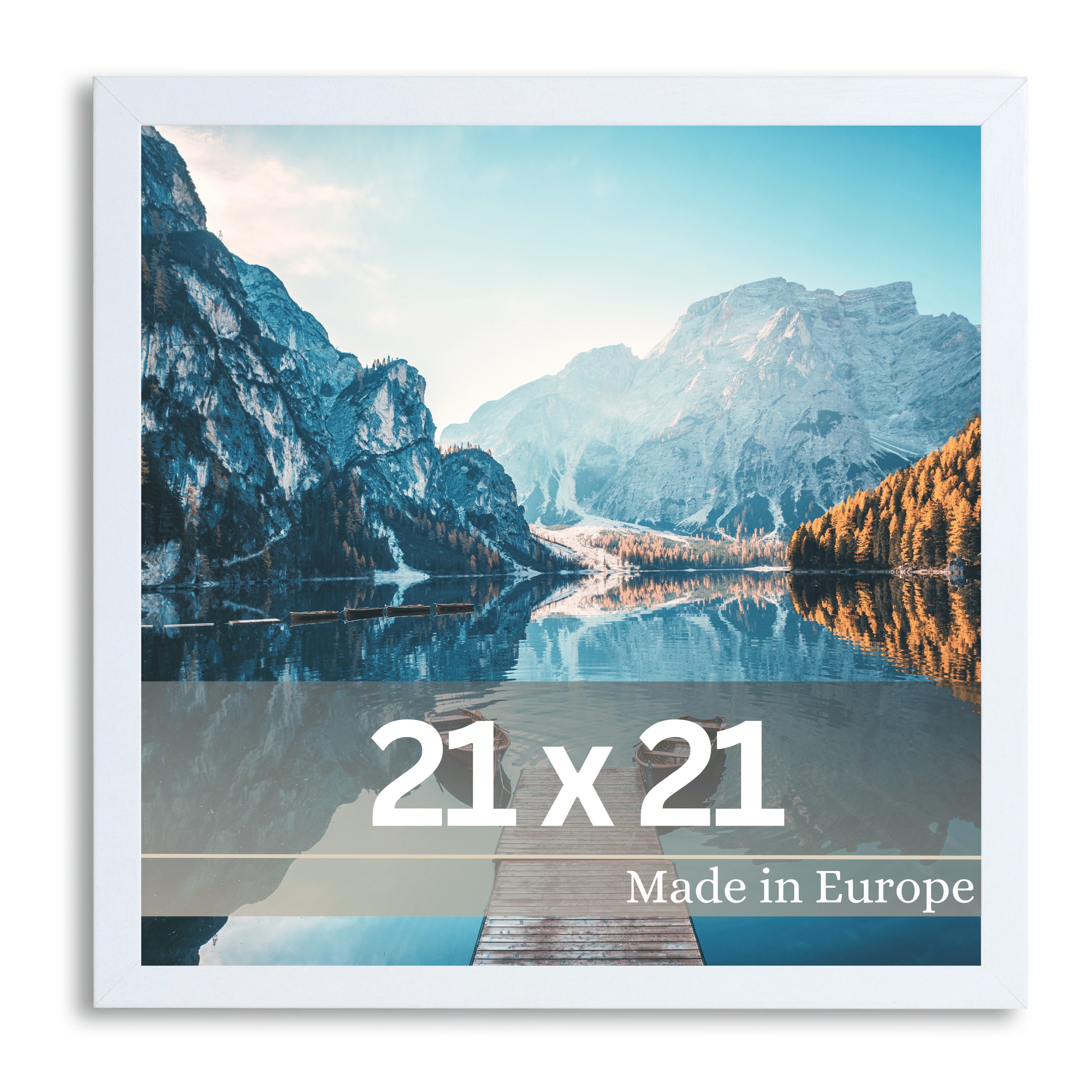 Victor (Zenith) Bilderrahmen Dali, Bilderrahmen Weiß 21x21, Bilderrahmen Mo günstig online kaufen