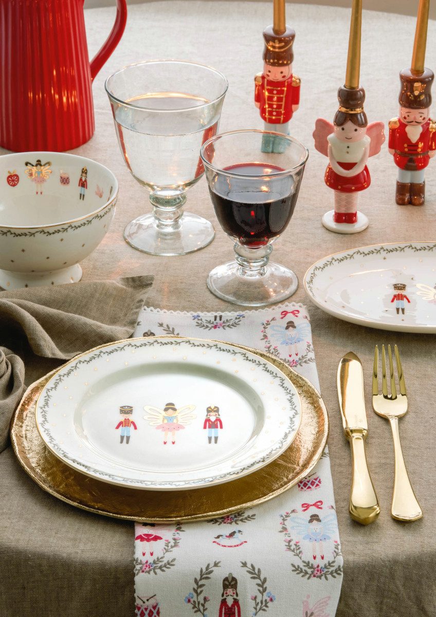 Greengate Tischdecke Cindarella Xmas white emb günstig online kaufen