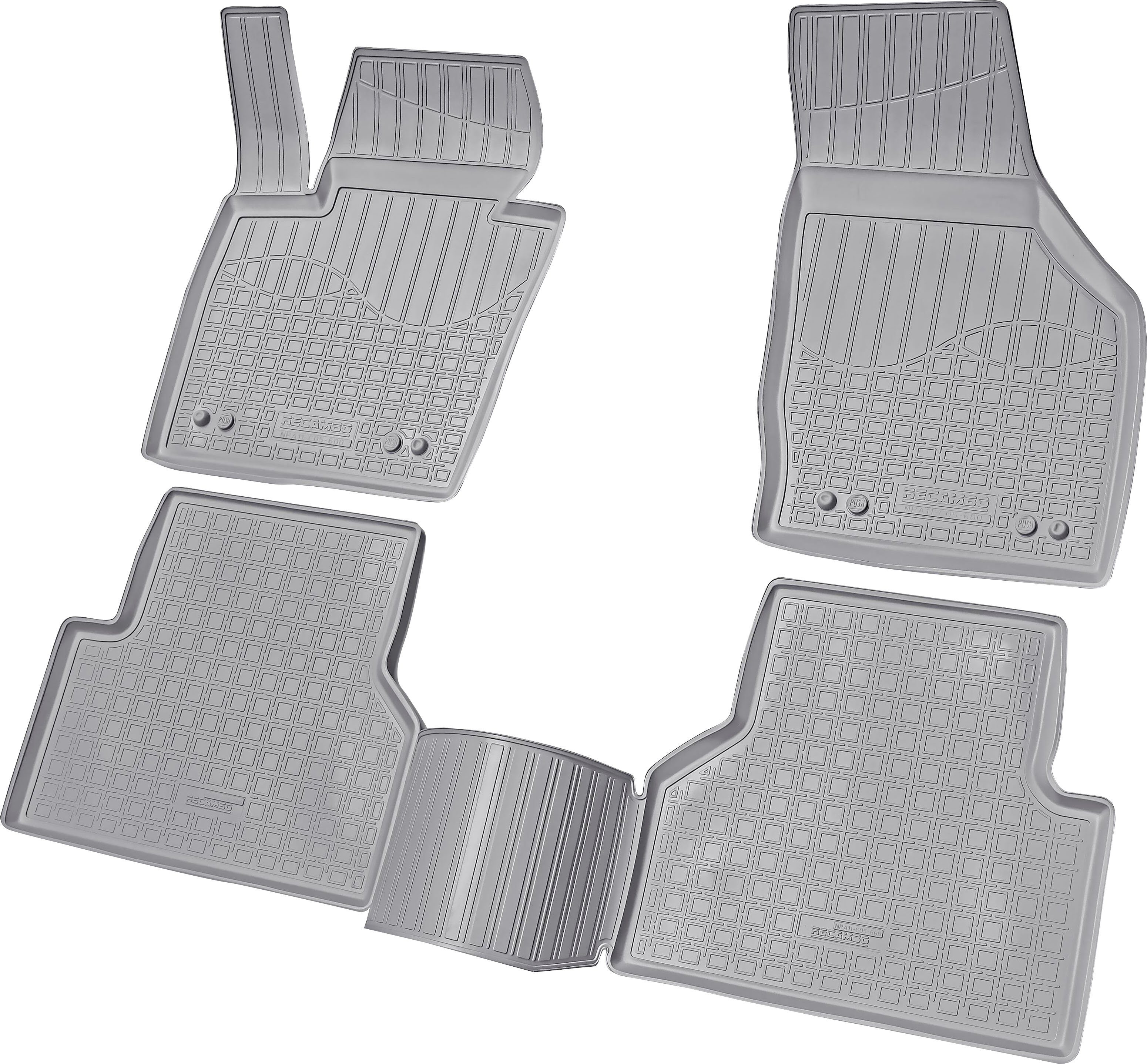 RECAMBO Passform-Fußmatten CustomComforts (4 St), für Audi Q3, Typ 8U 2011 - 2018, perfekte Passform