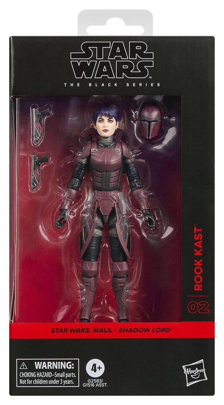 Hasbro Actionfigur Star Wars: Maul - Shadow Lord Black Series Actionfigur Rook Kast 15 cm