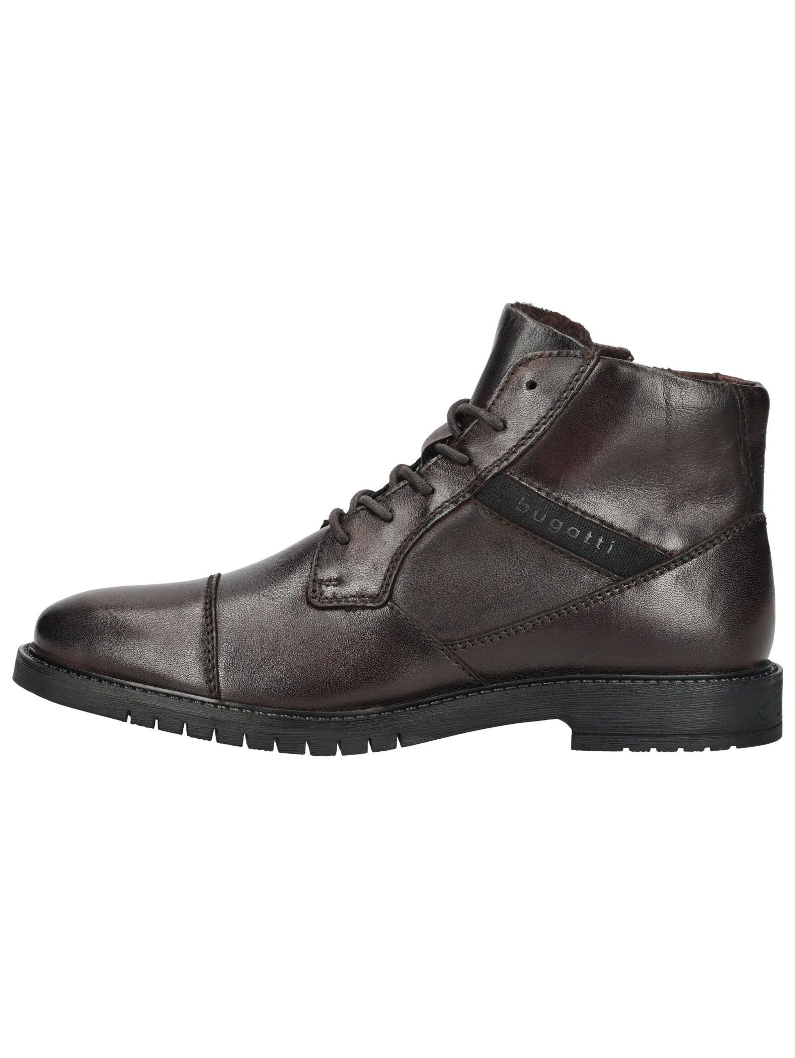 bugatti bugatti Stiefelette Leder Schnürstiefelette