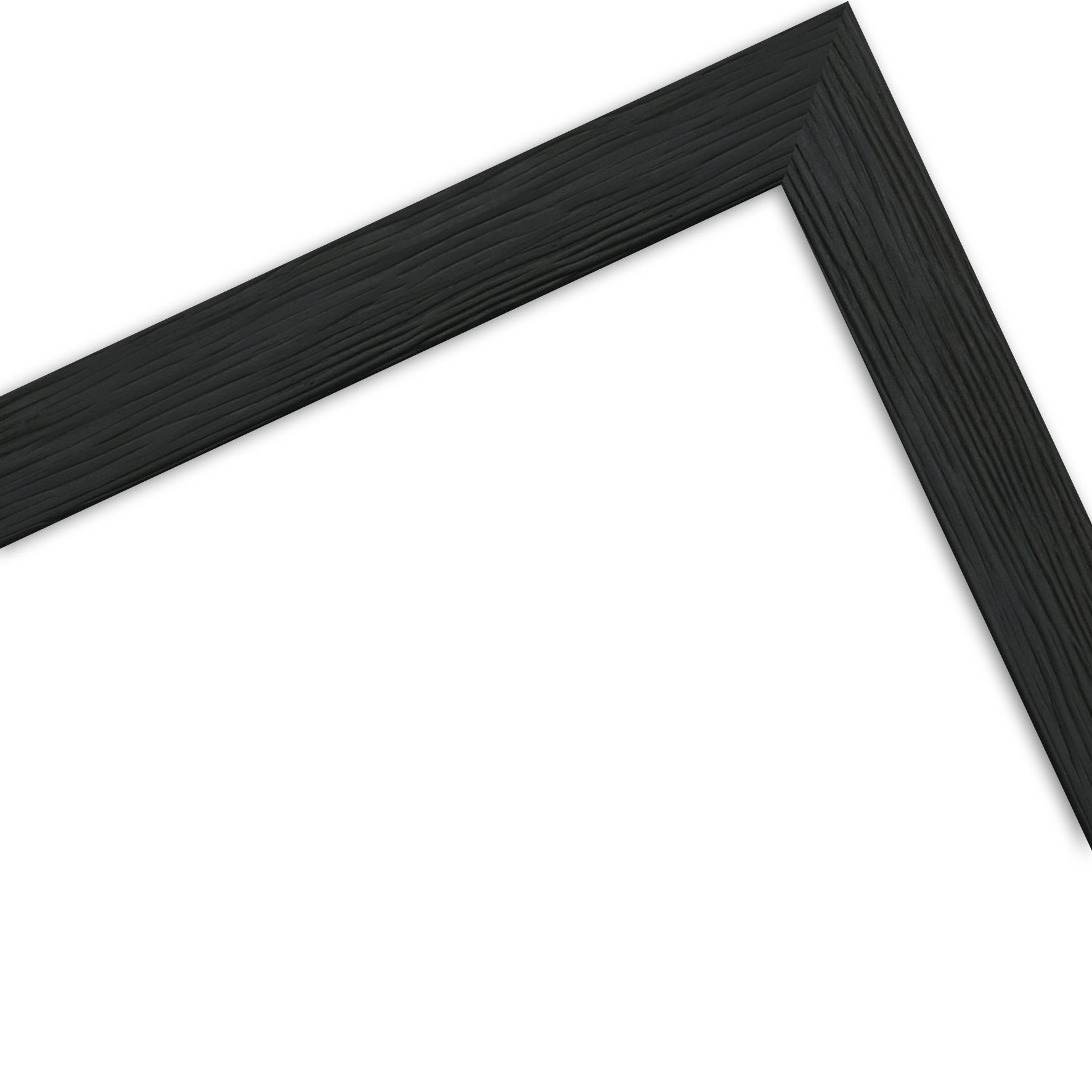 WANDStyle Massivholz im aus Bilderrahmen H300, Schwarz, Modern Stil