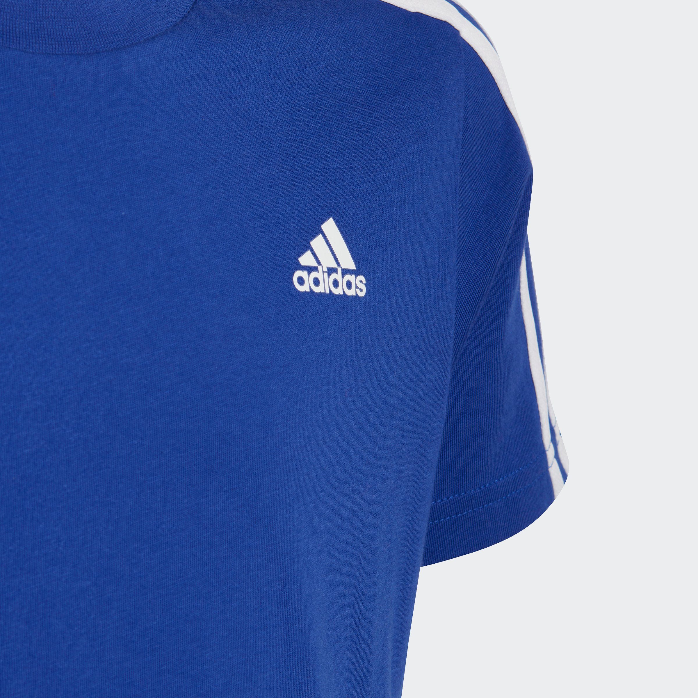 adidas Sportswear T-Shirt / Blue White TEE Semi Lucid U 3S