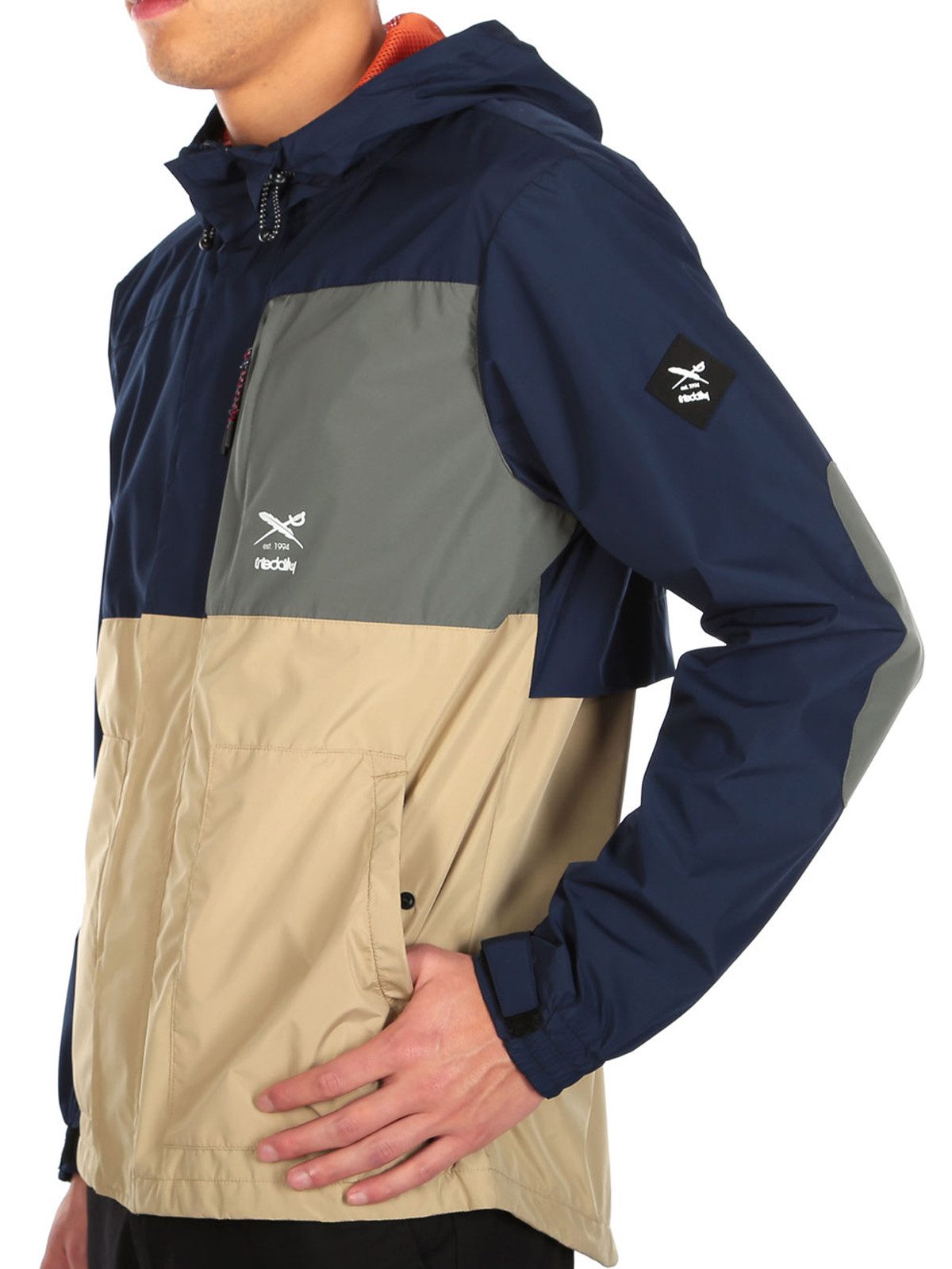 iriedaily Allwetterjacke IrieDaily Resulaner Anorak (1-St) Wassersäule: 5000 mm