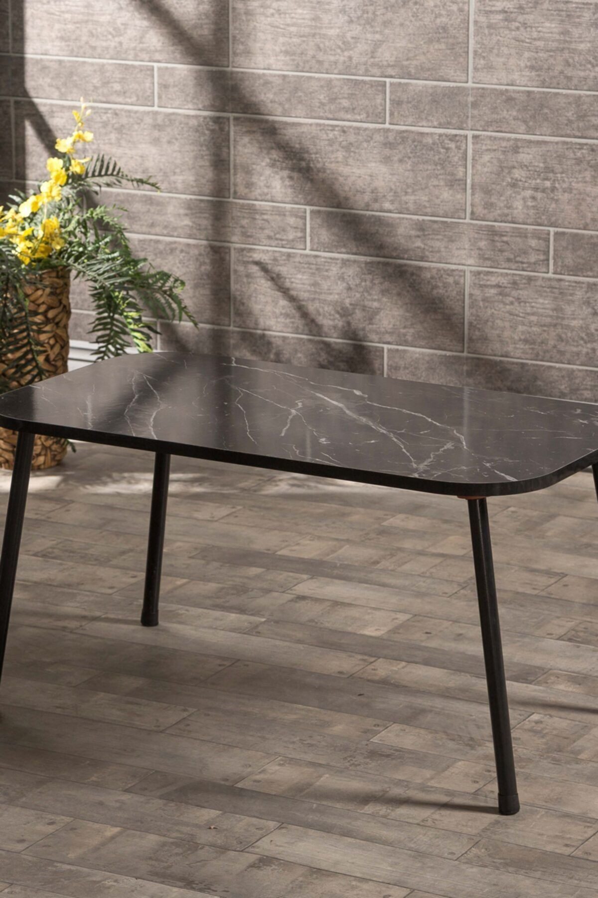 en.casa Couchtisch (1-St), Metallbeine, Dekor Atlantic günstig online kaufen