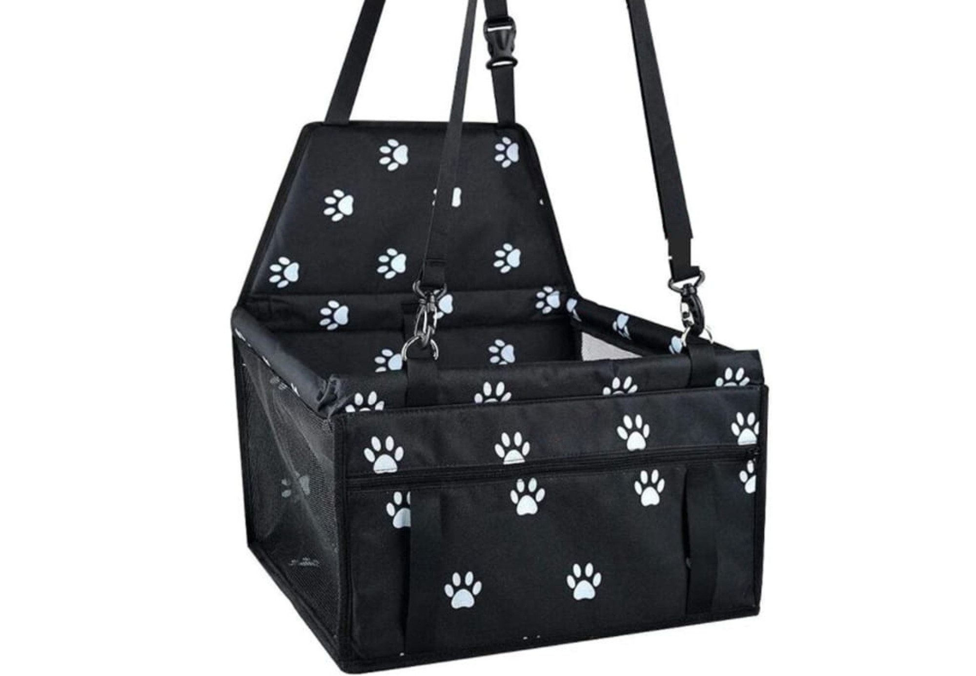 Tierbett Universal-Autositz für Haustiere, einfacher Einbau, verstellbare Gurte