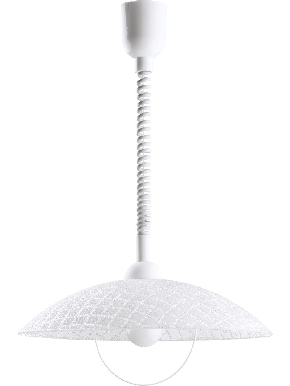 EGLO LED Pendelleuchte Eglo Pendelleuchte Alvez weiß Ø 42 cm E27, weiß, Ohne Leuchtmittel, Nicht dimmbar ohne Bewegungsmelder