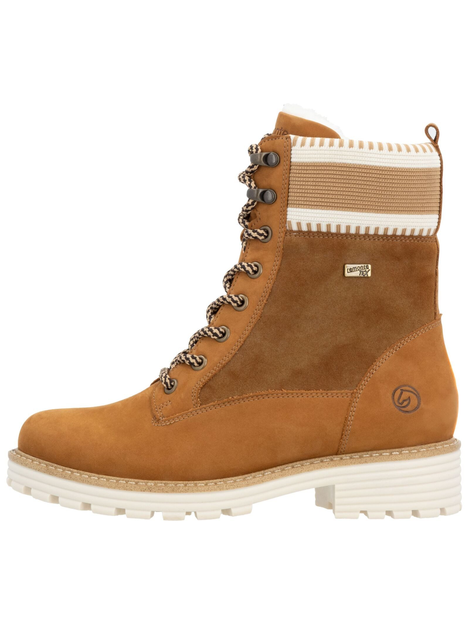 Remonte Remonte Stiefelette Veloursleder Schnürstiefelette