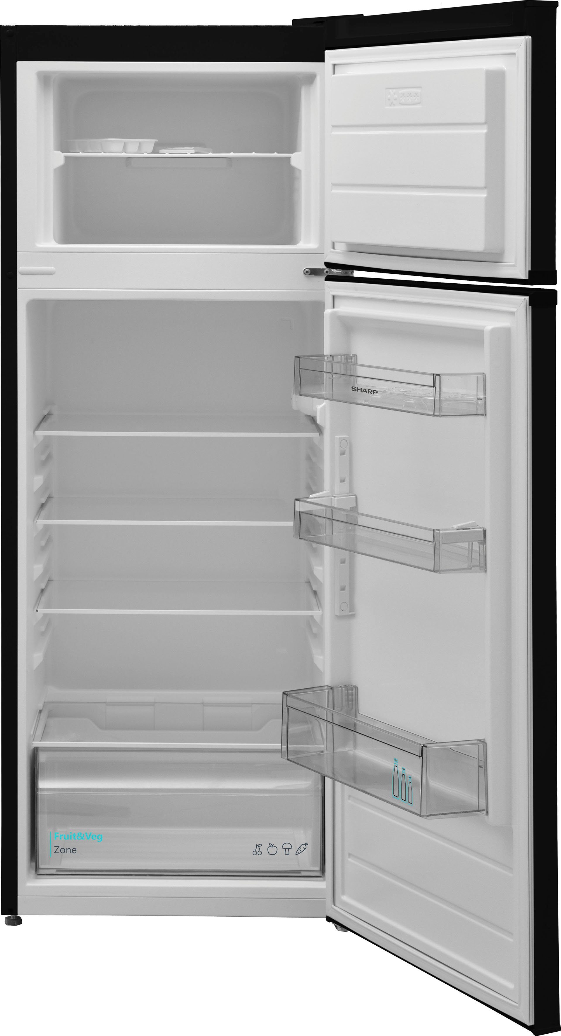 Sharp Top Freezer SJ-FTB01ITXBD-EU, 145 cm hoch, 54 cm breit