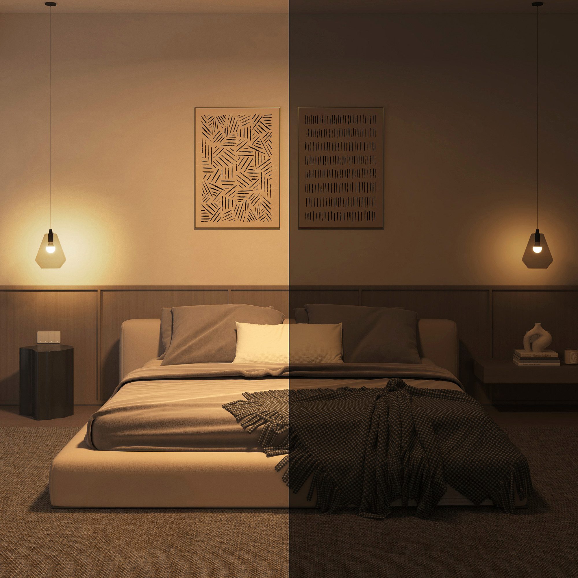 Philips Hue LED-Leuchtmittel Essential White & Color Ambiance smarte Lampe, E27, 3 St., Farbwechsler, 3er Set, dimmbar, RGB, warmweiß - kaltweiß, 806 Lumen, 220 – Bild 5 von 5