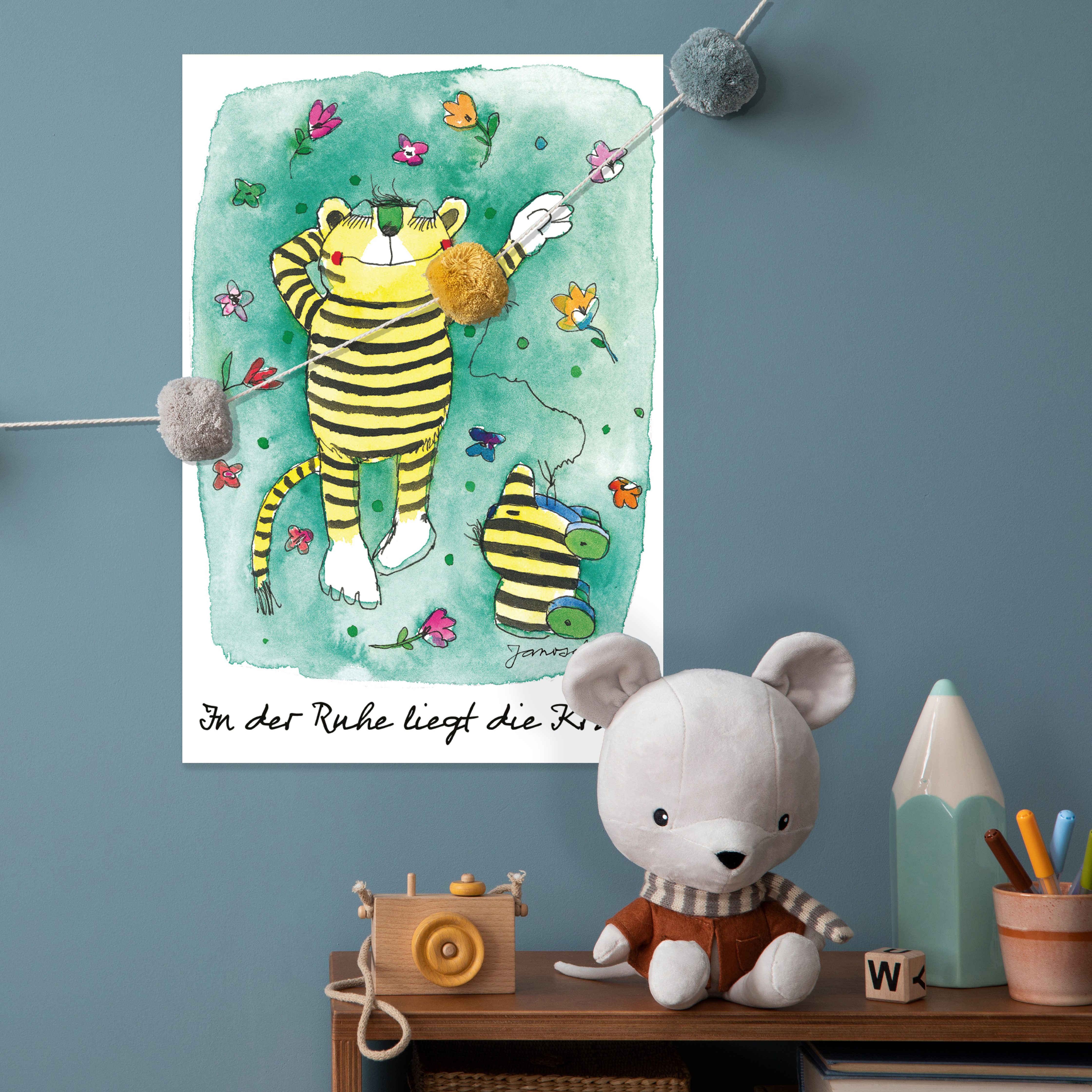 LuckyLinde Wanddekoobjekt Der kleine Tiger - günstig online kaufen